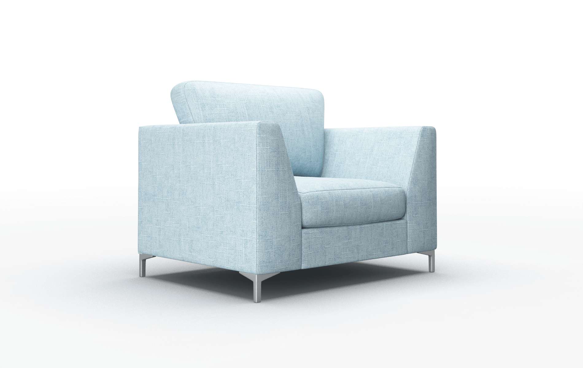 Royal Atlas Turquoise Chair metal legs 2