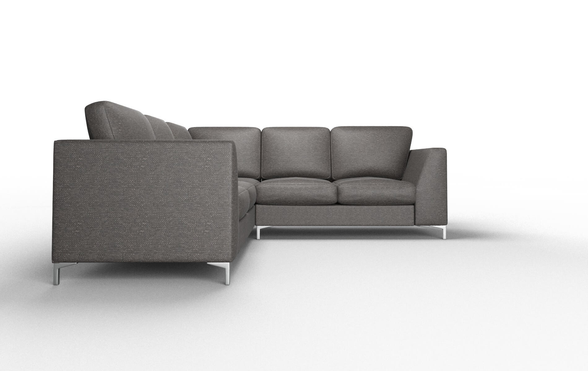 Royal Avenger Denim Sectional metal legs 2