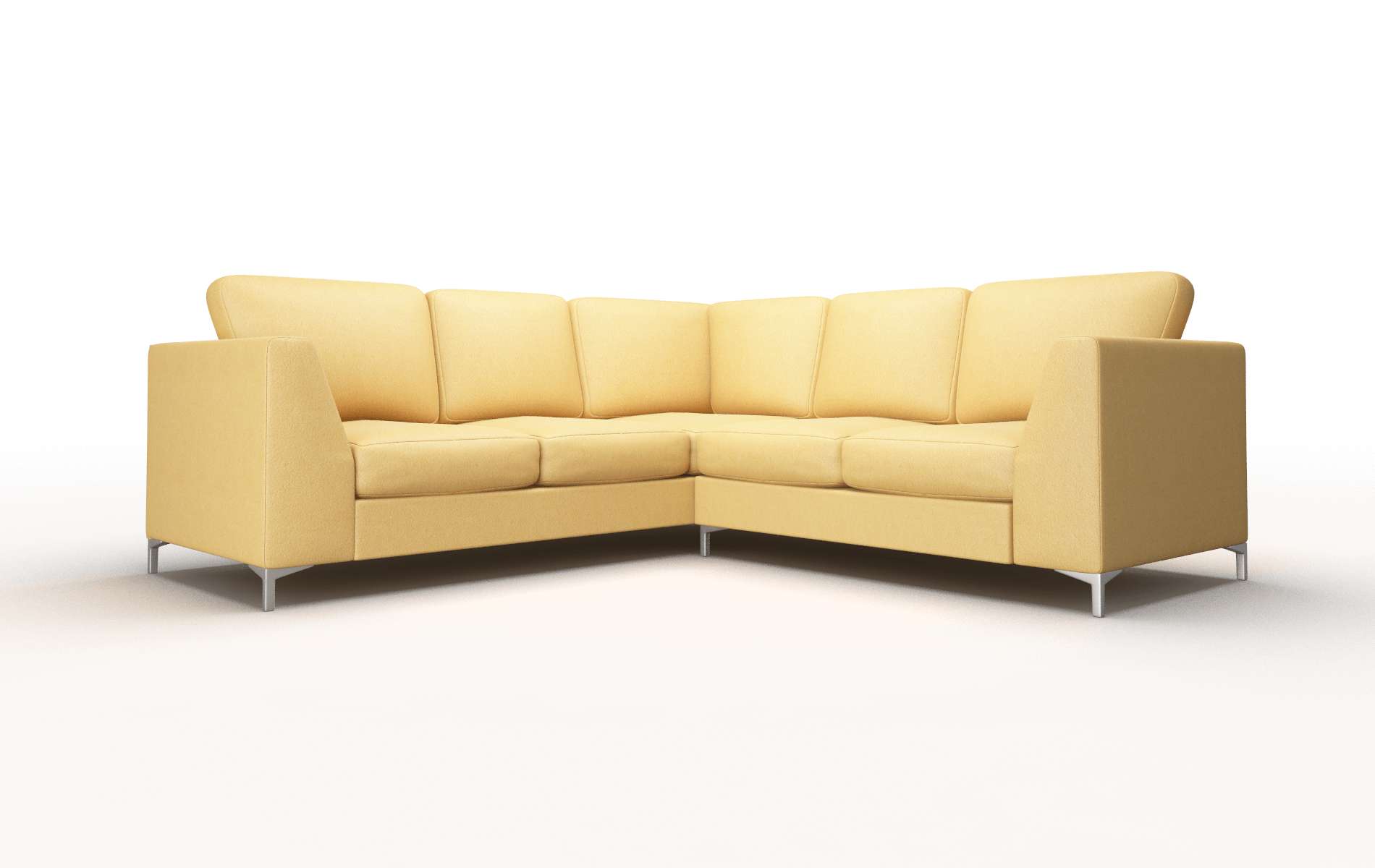 Royal Bella Amber Sectional metal legs 1