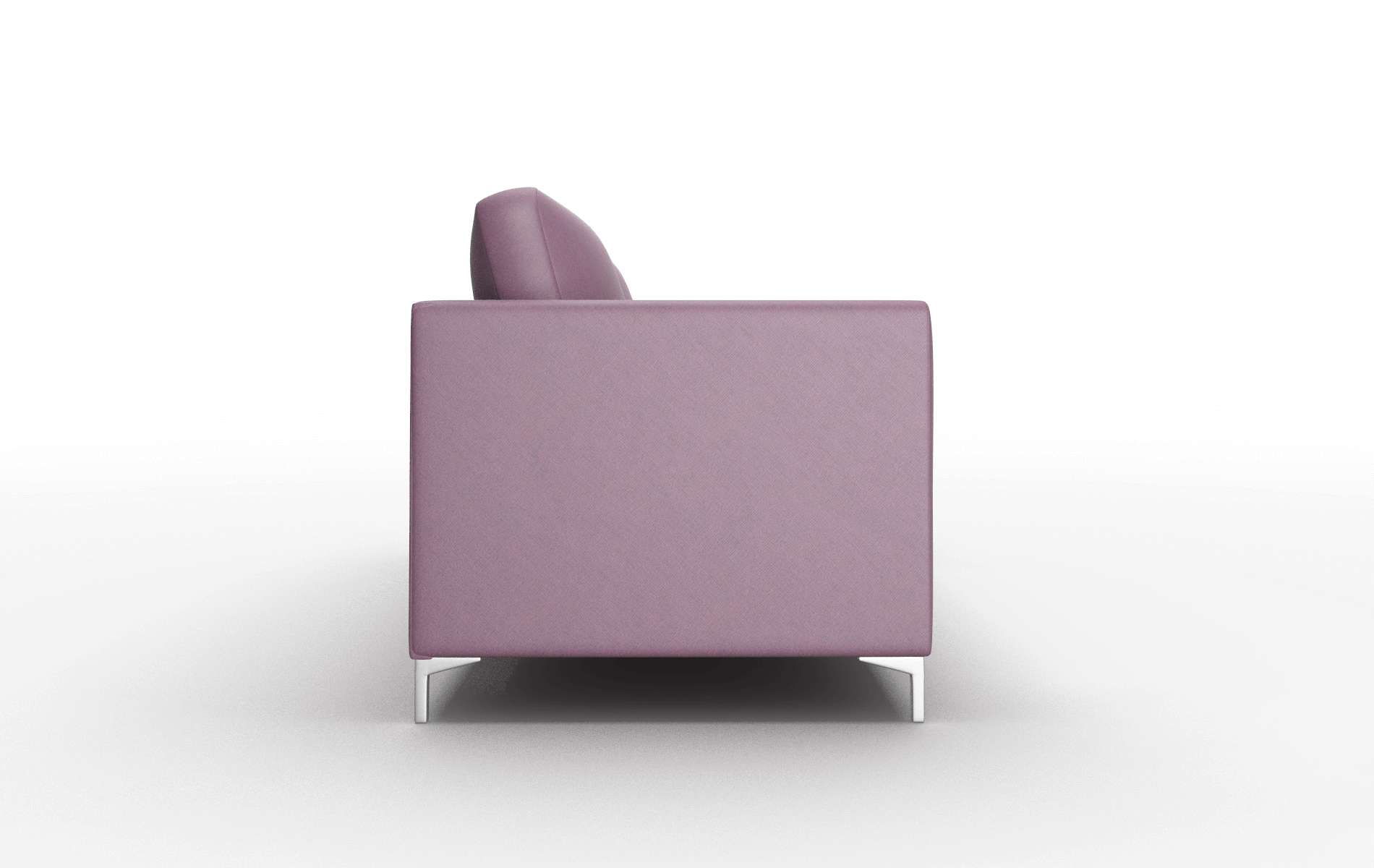 Royal Bella Aubergine Sofa metal legs 3