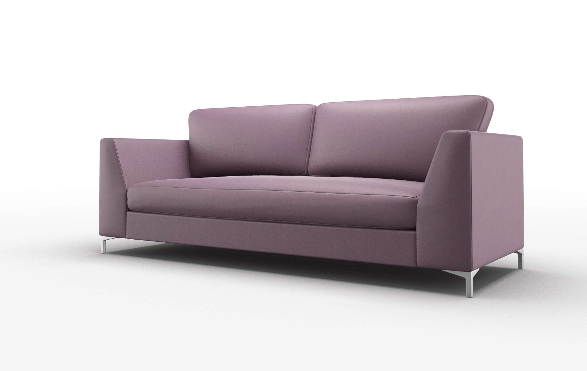 Royal Bella Aubergine Sofa metal legs 4