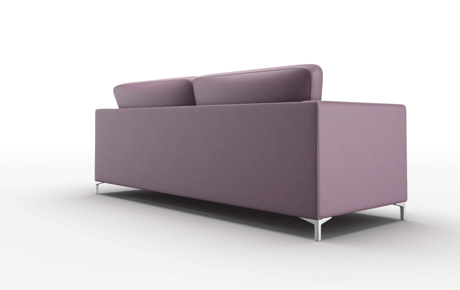 Royal Bella Aubergine Sofa metal legs 5