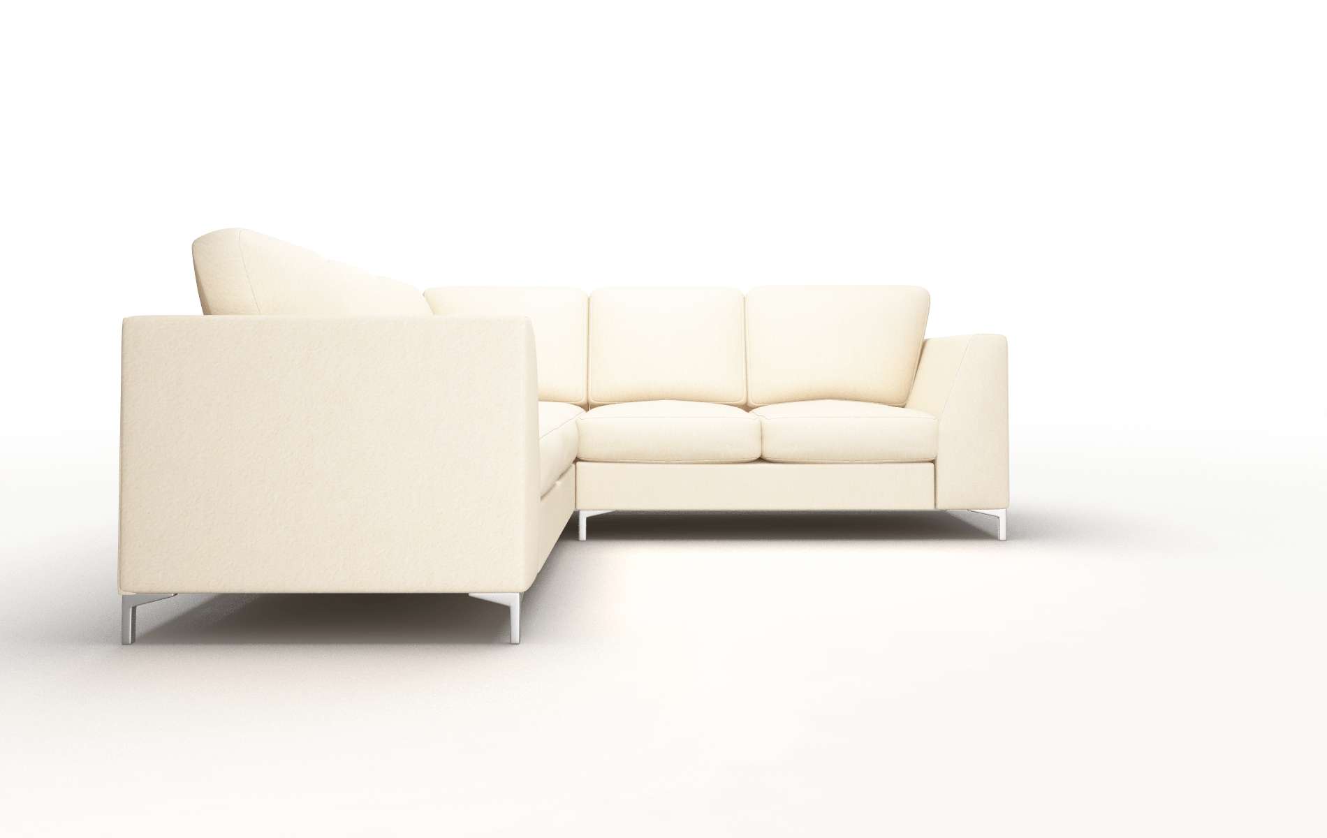 Royal Bella Buckwheat Sectional metal legs 2