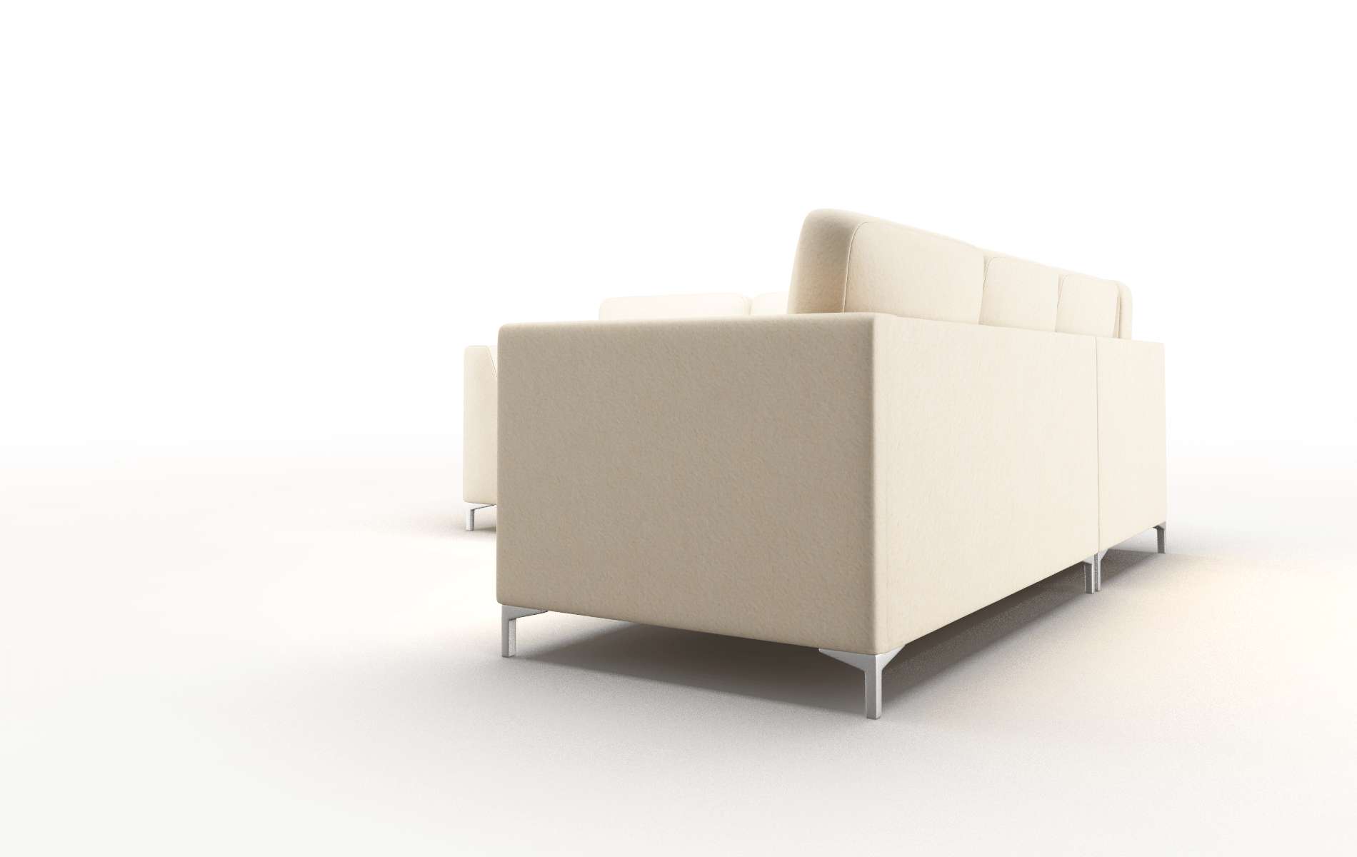 Royal Bella Buckwheat Sectional metal legs 4