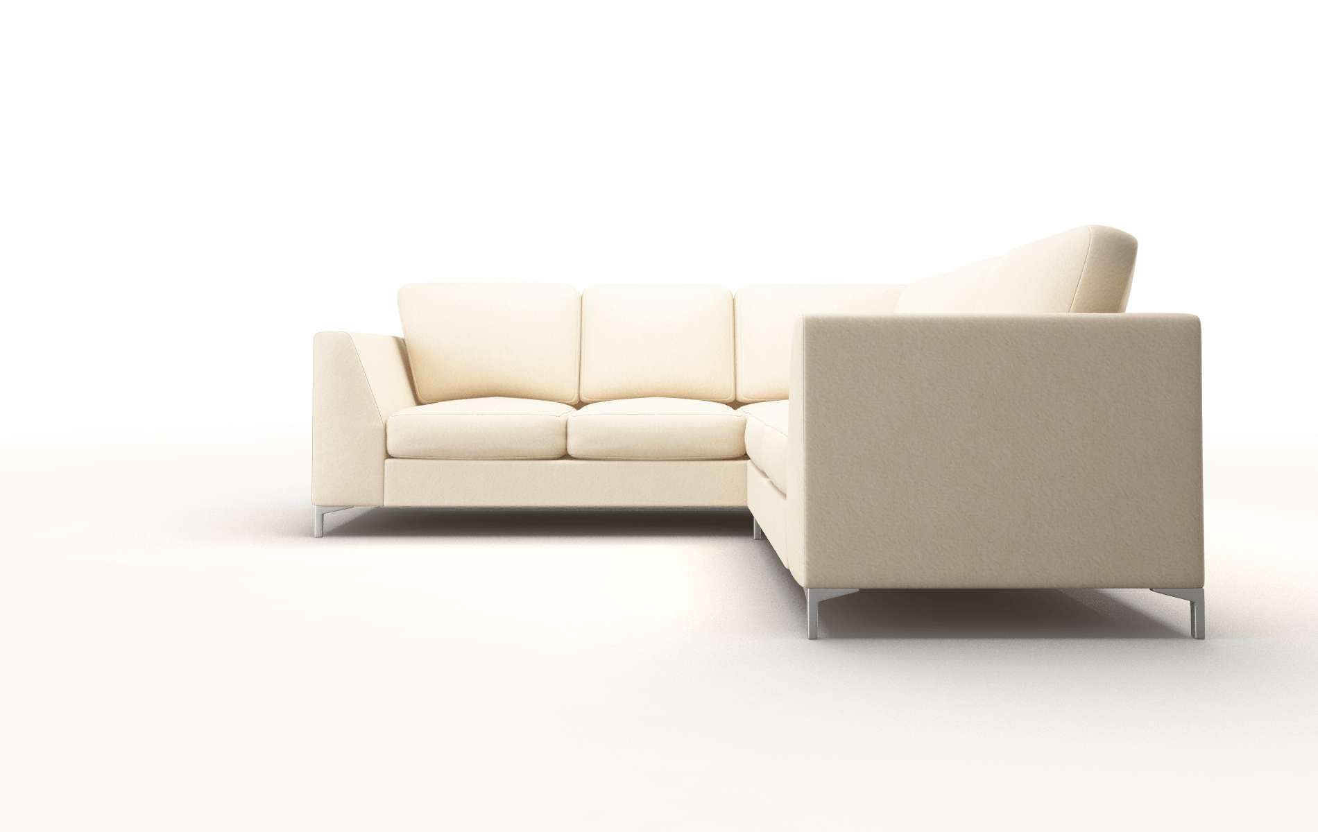 Royal Bella Buckwheat Sectional metal legs 5