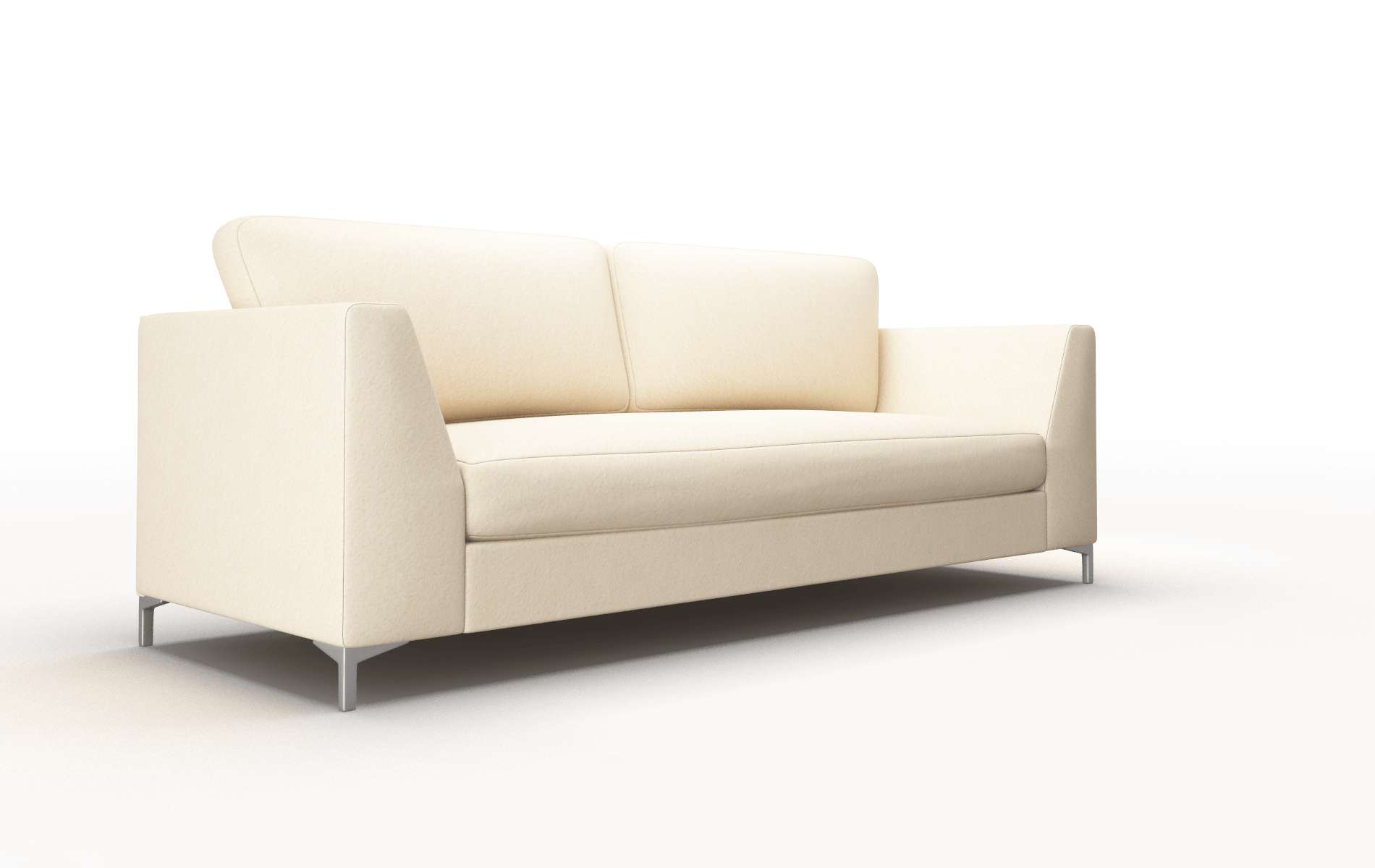 Royal Bella Buckwheat Sofa metal legs 2