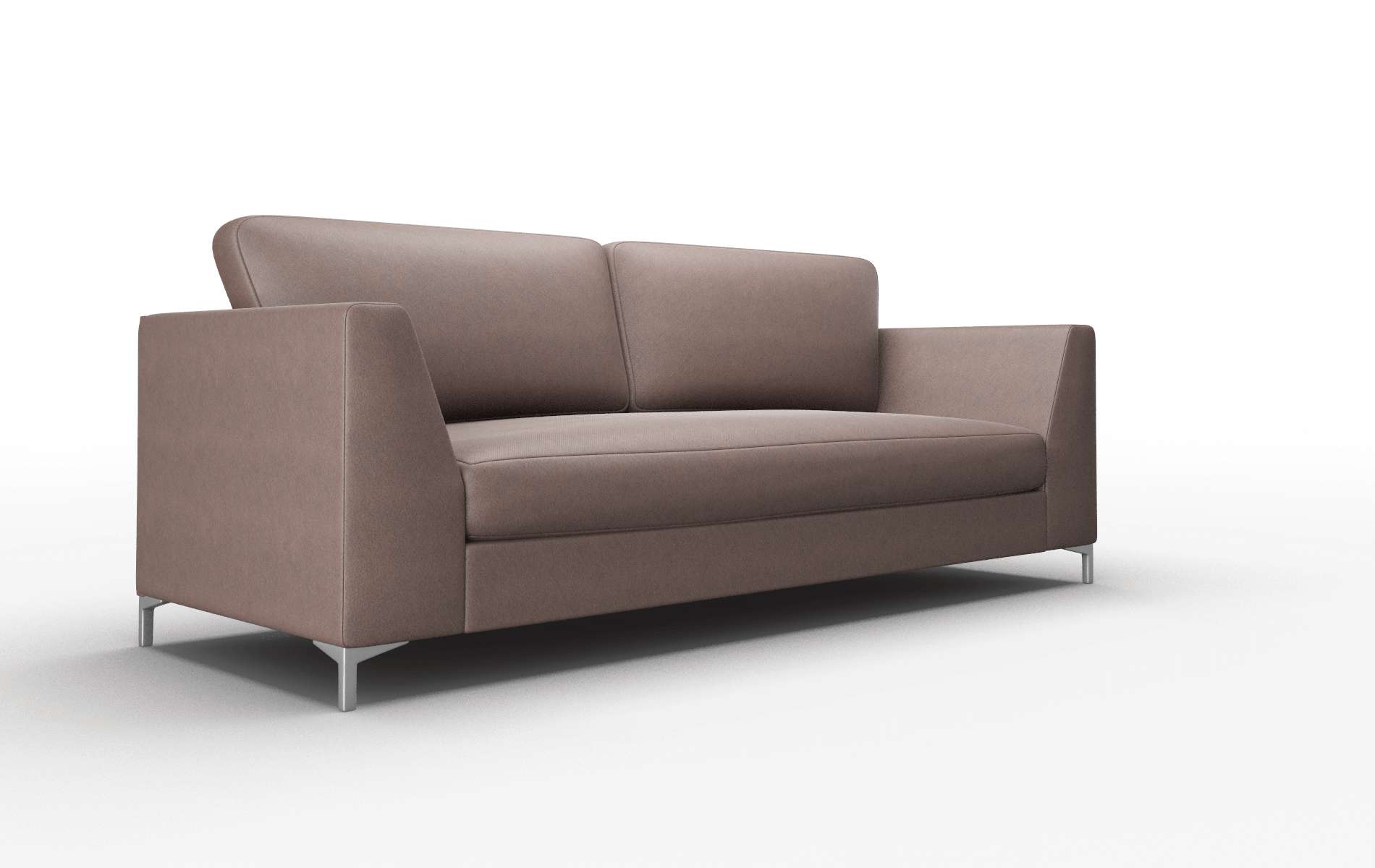 Royal Bella Espresso Sofa metal legs 2
