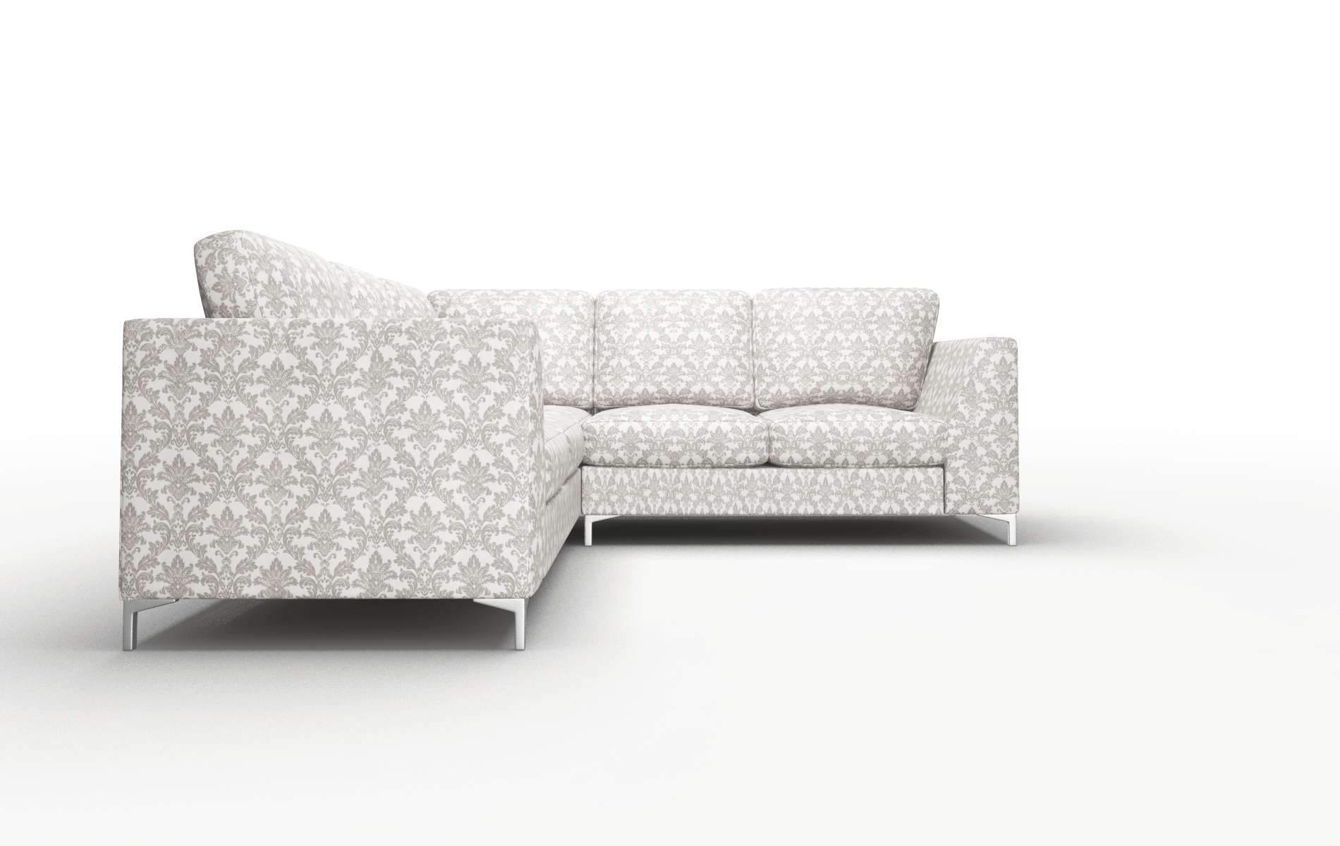 Royal Bergamo Dove Sectional metal legs 2