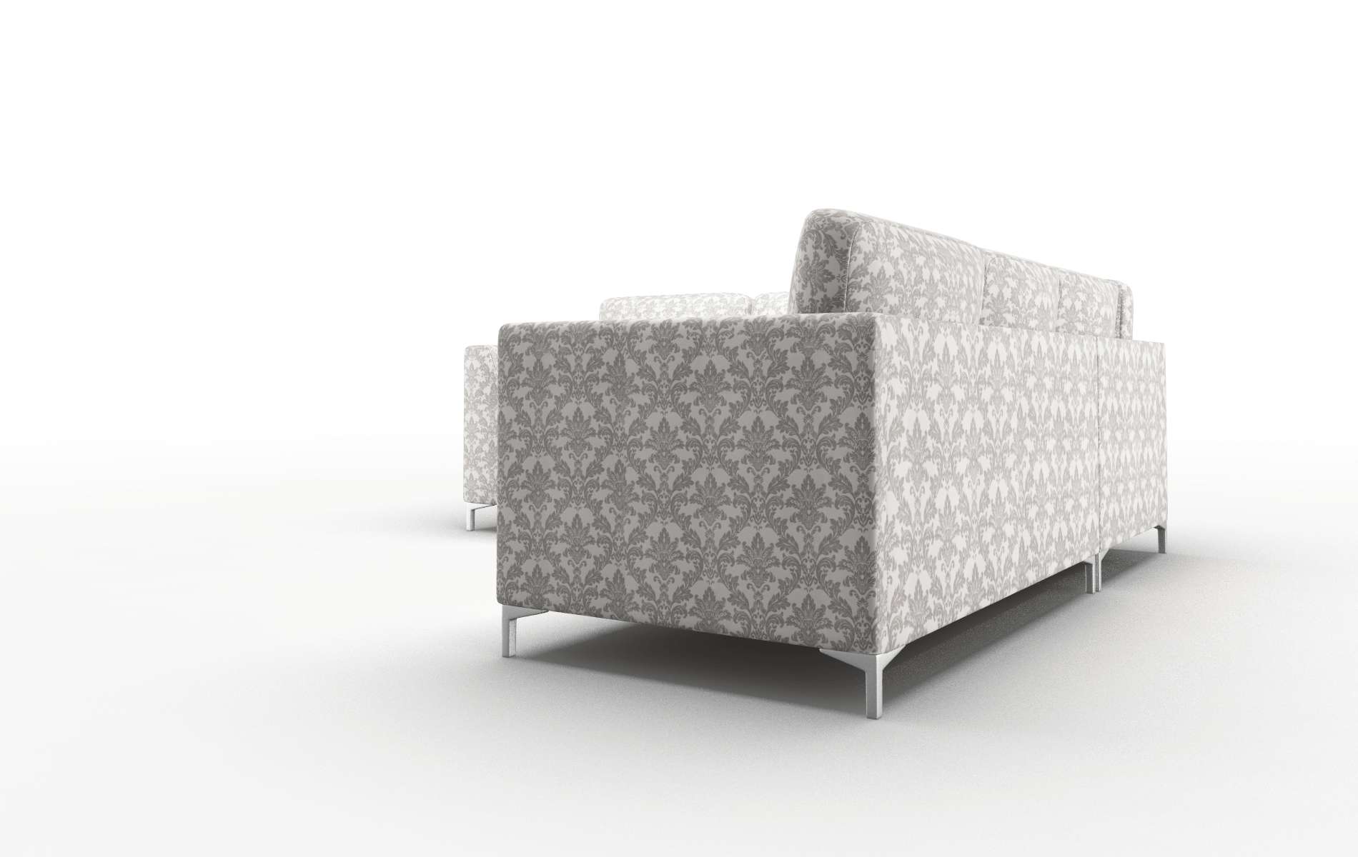 Royal Bergamo Dove Sectional metal legs 4