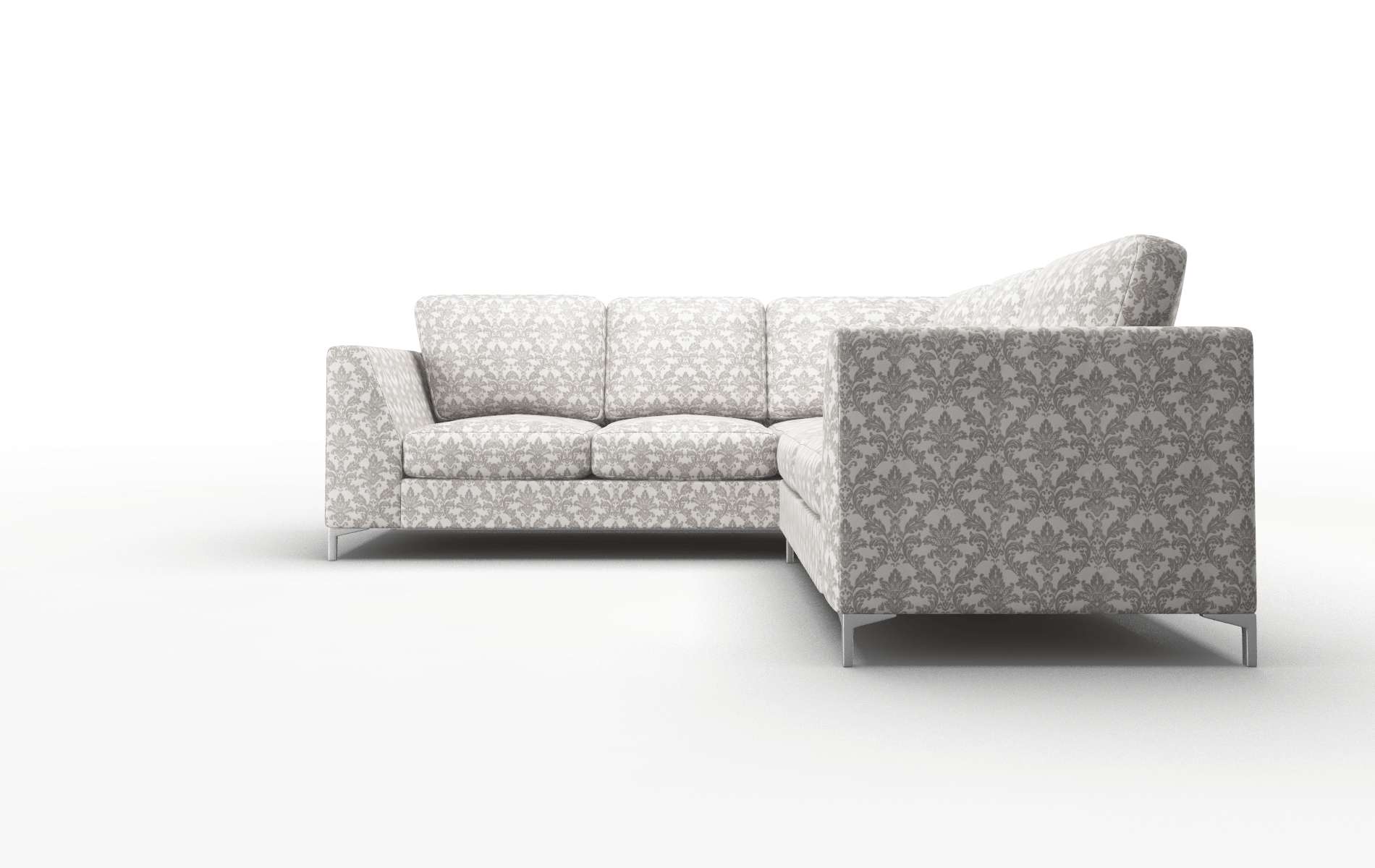 Royal Bergamo Dove Sectional metal legs 5