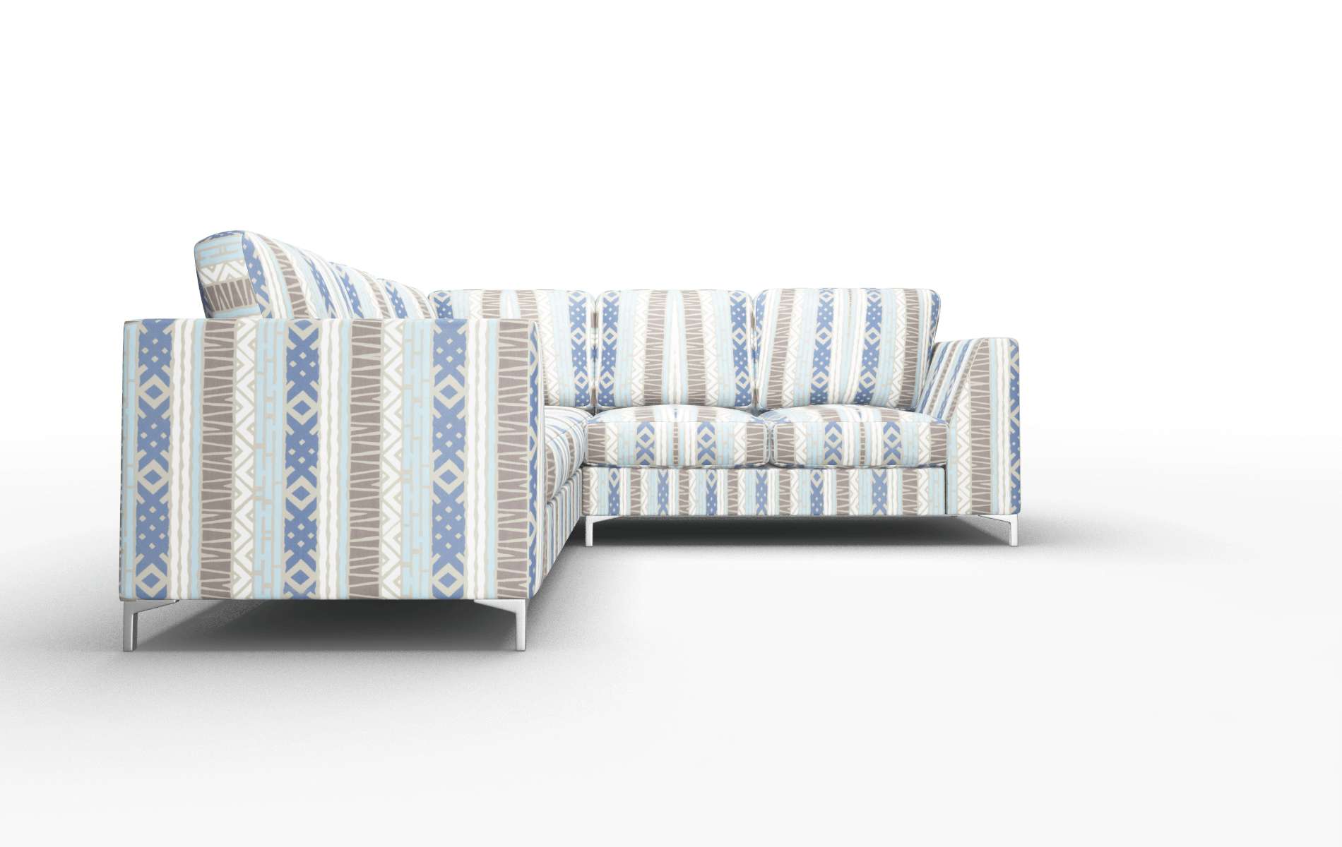 Royal Bodhi Indigo Sectional metal legs 2