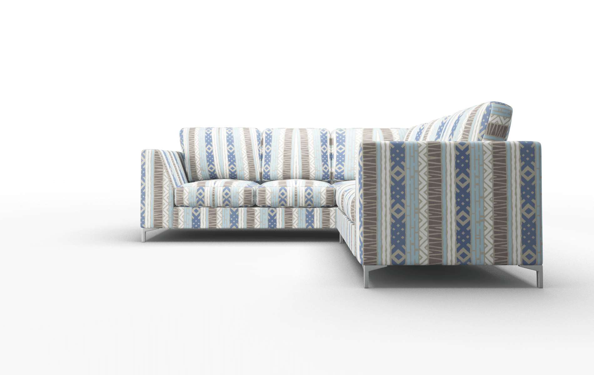 Royal Bodhi Indigo Sectional metal legs 5