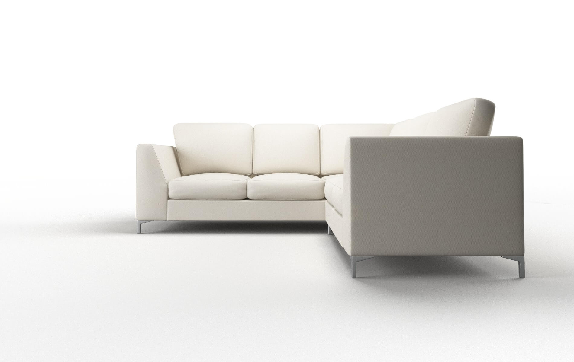 Royal Bungalow Ivory Sectional metal legs 5