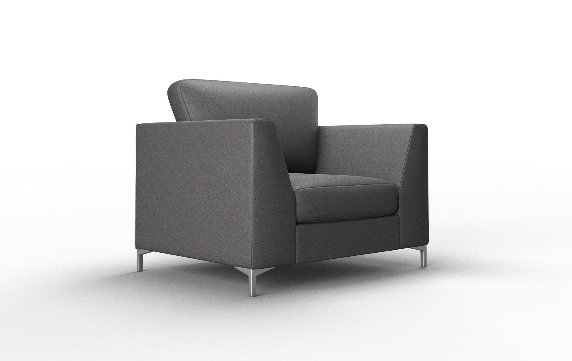 Royal Catalina Charcoal Chair metal legs 2