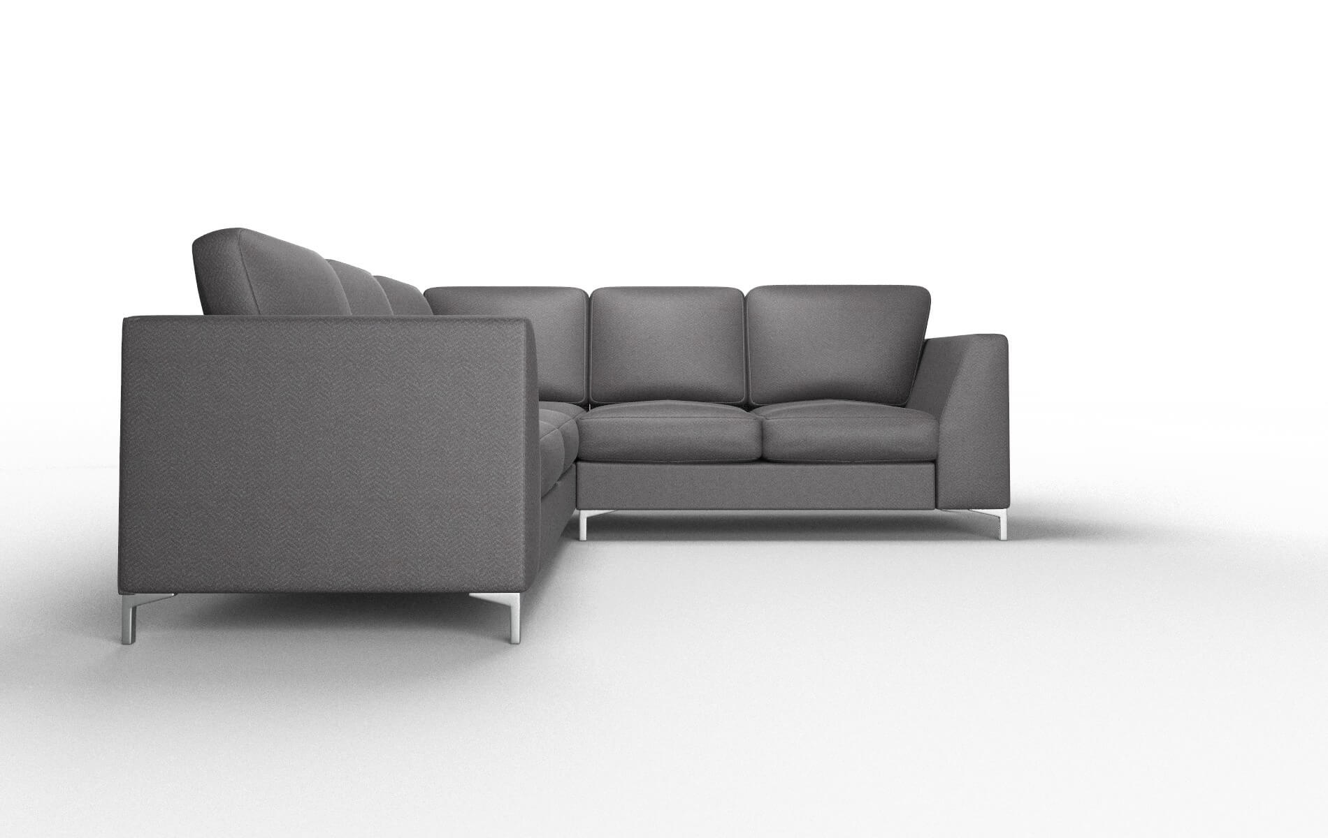 Royal Catalina Charcoal Sectional metal legs 2