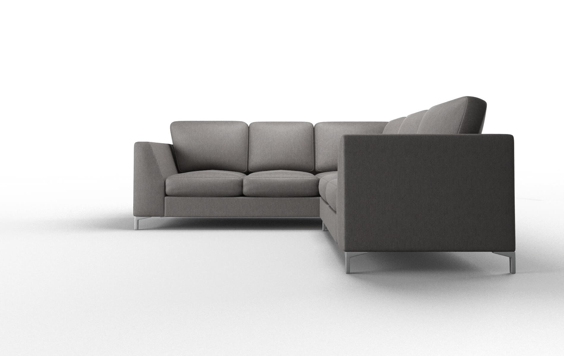 Royal Cosmo Charcoal Sectional metal legs 5