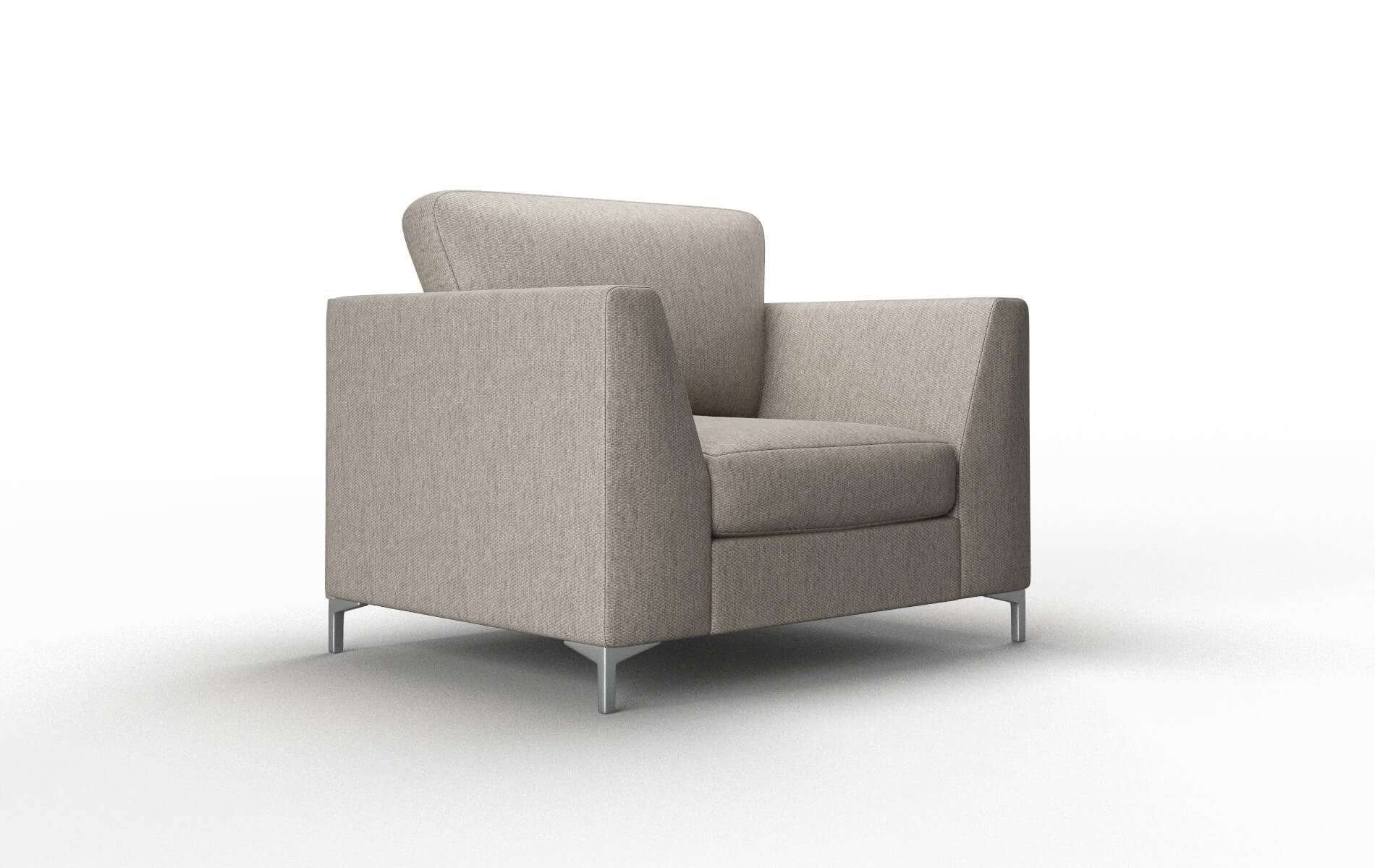 Royal Cosmo Taupe Chair metal legs 2