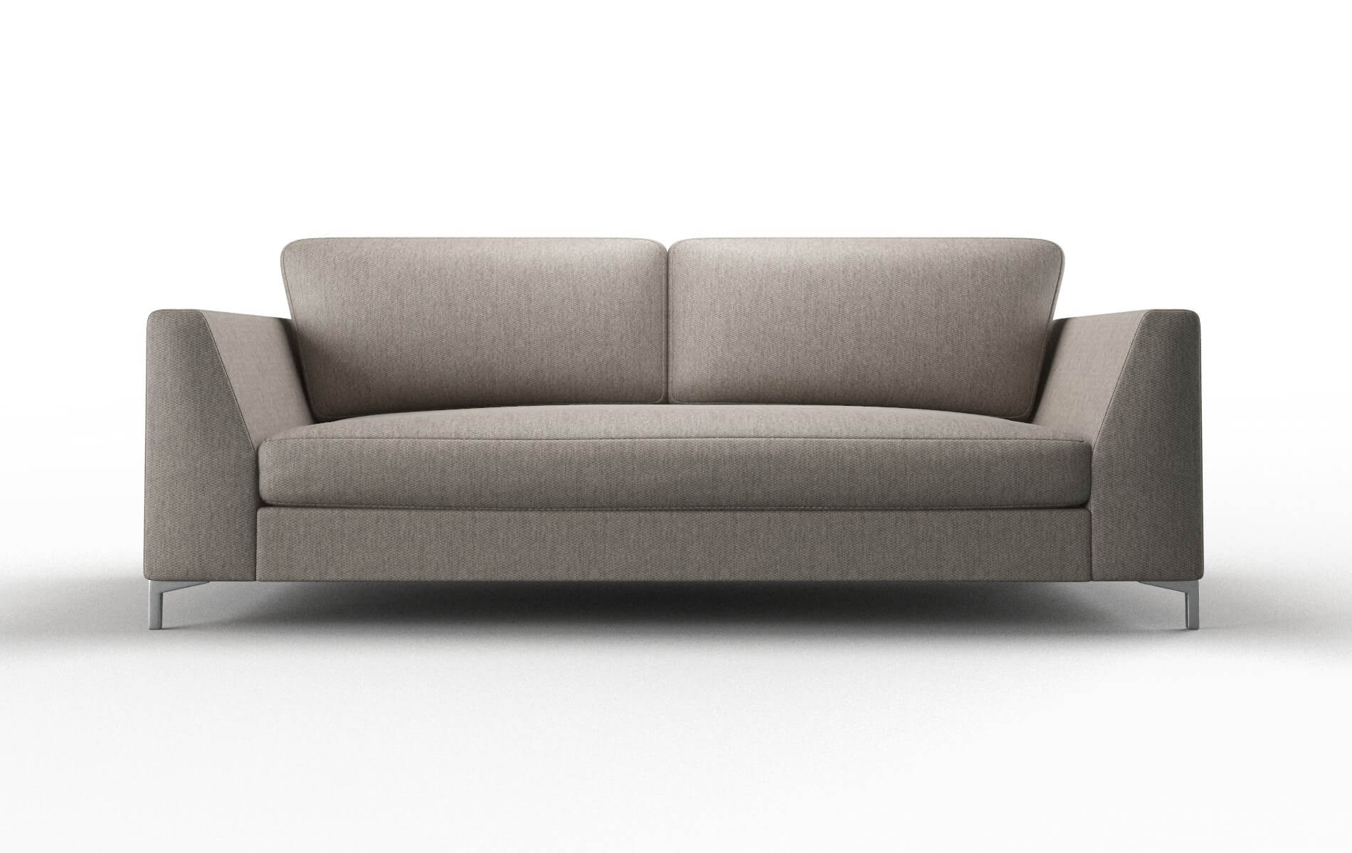 Royal Cosmo Taupe Sofa metal legs 1