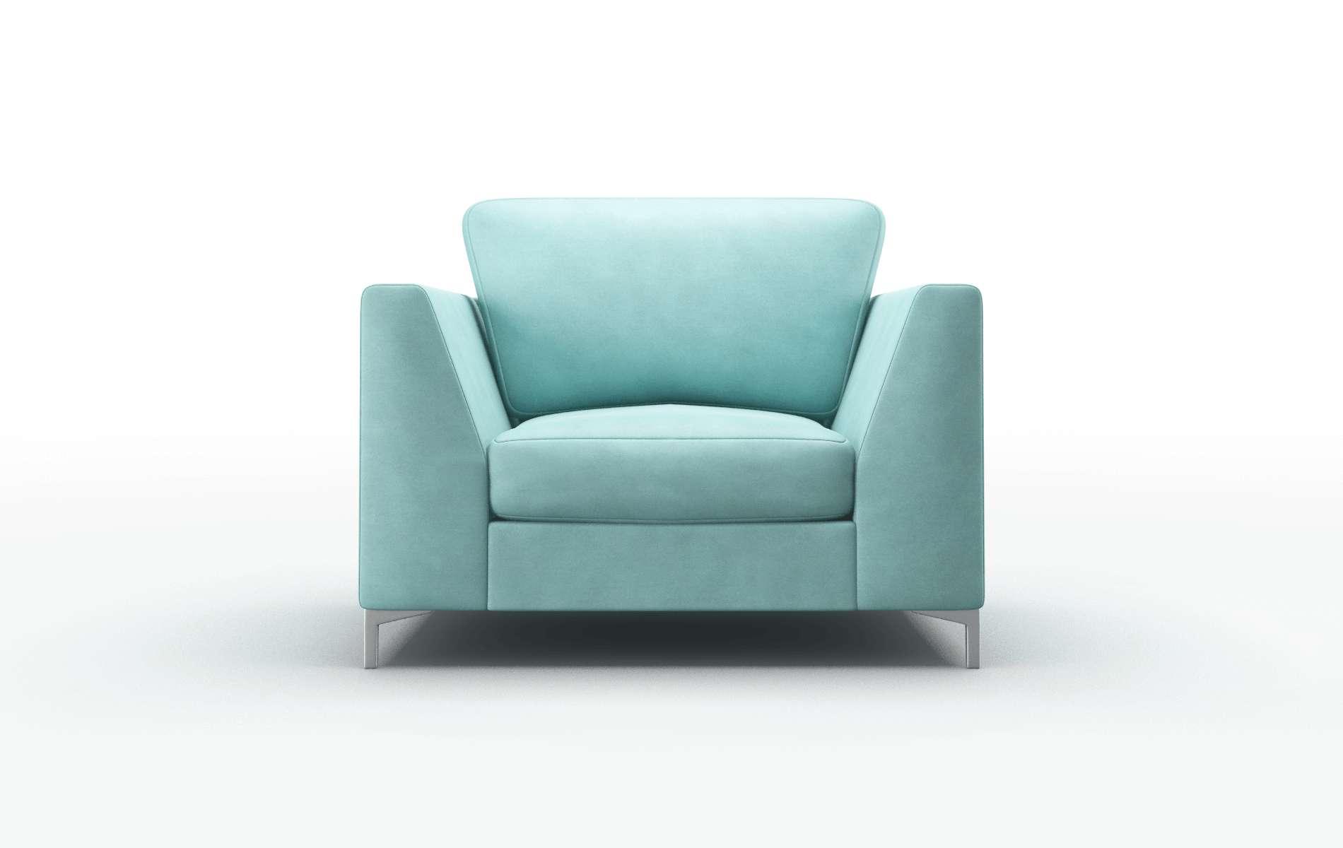 Royal Curious Turquoise chair metal legs