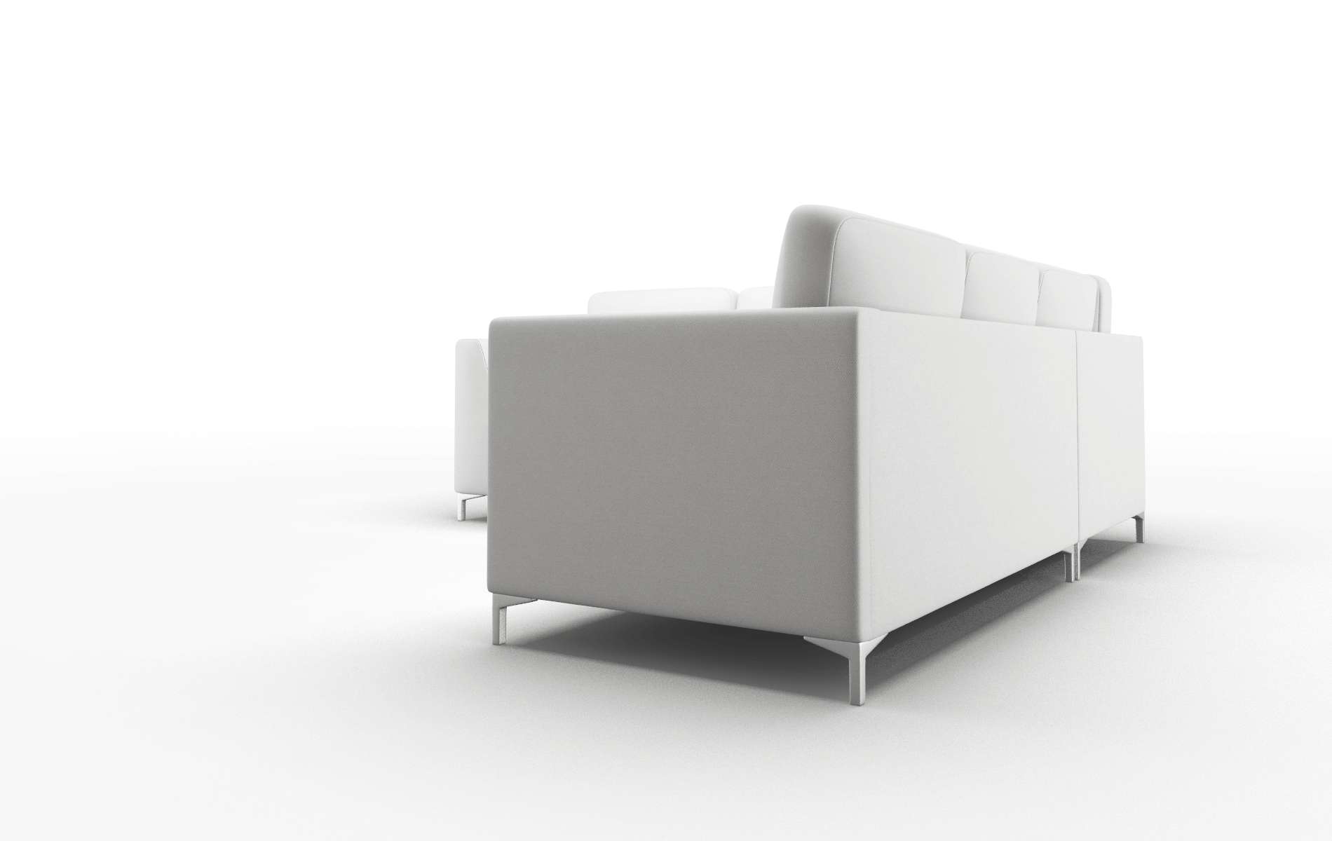 Royal Dawson Platinum Sectional metal legs 4