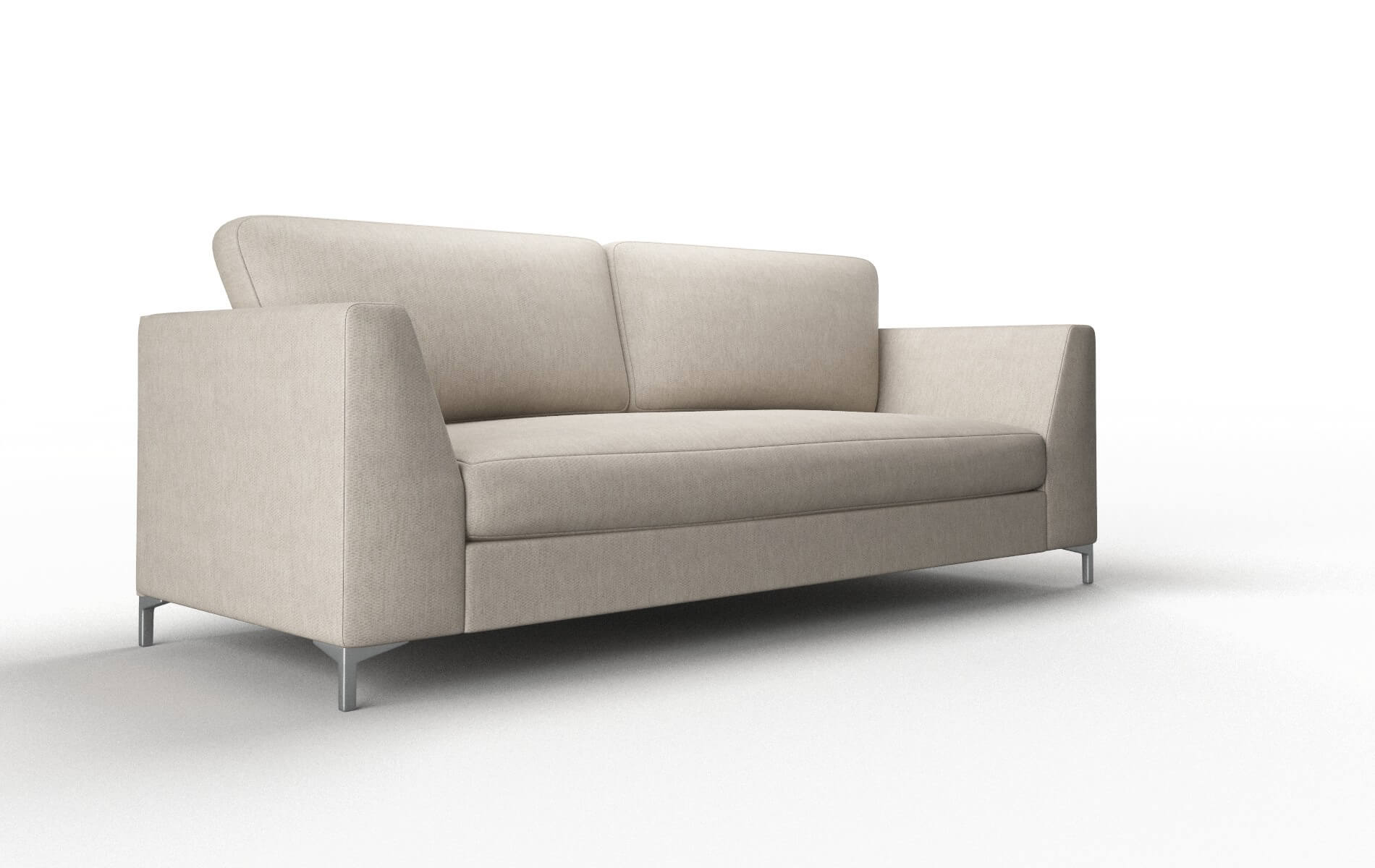 Royal Derby Linen Sofa metal legs 2