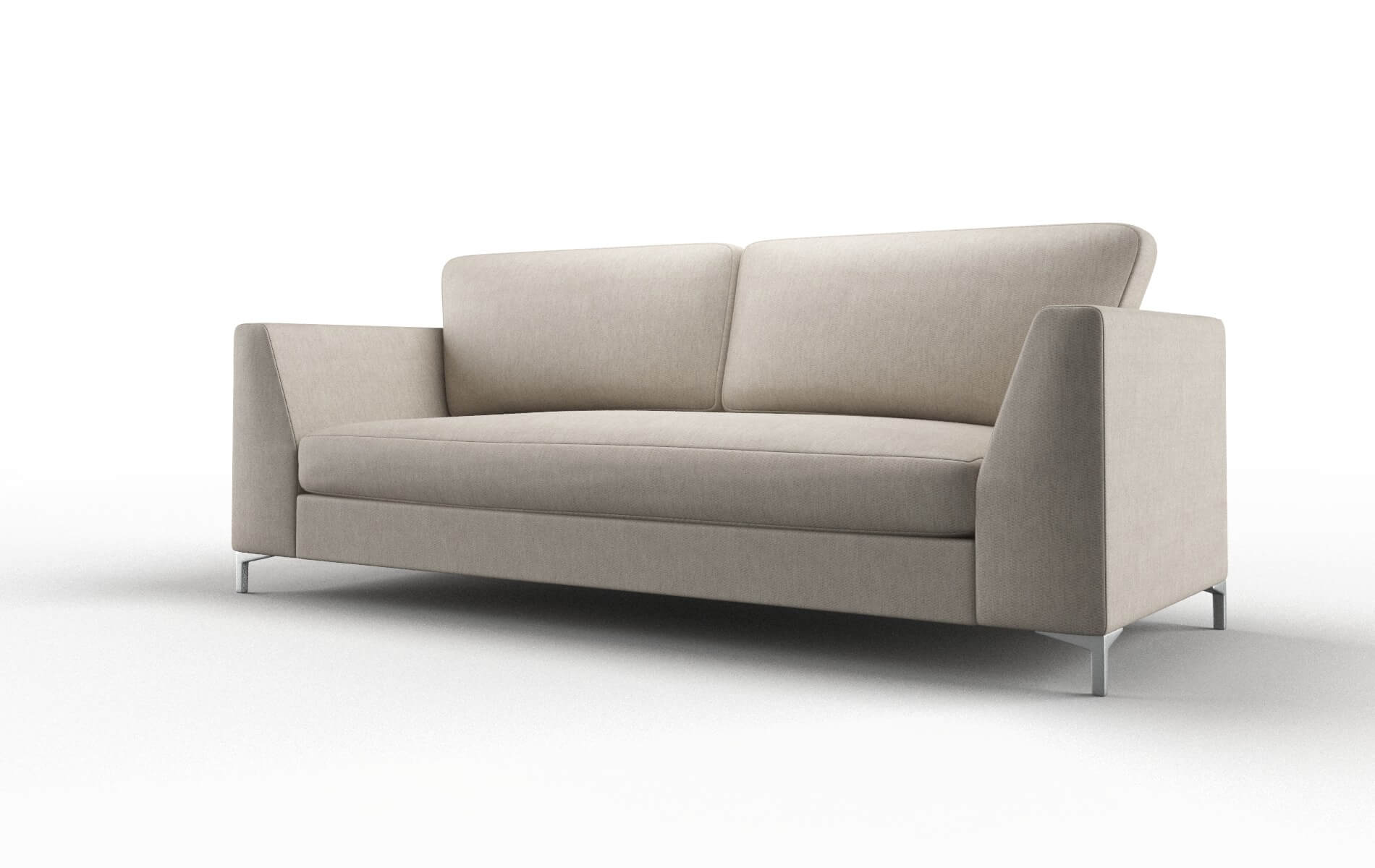 Royal Derby Linen Sofa metal legs 4