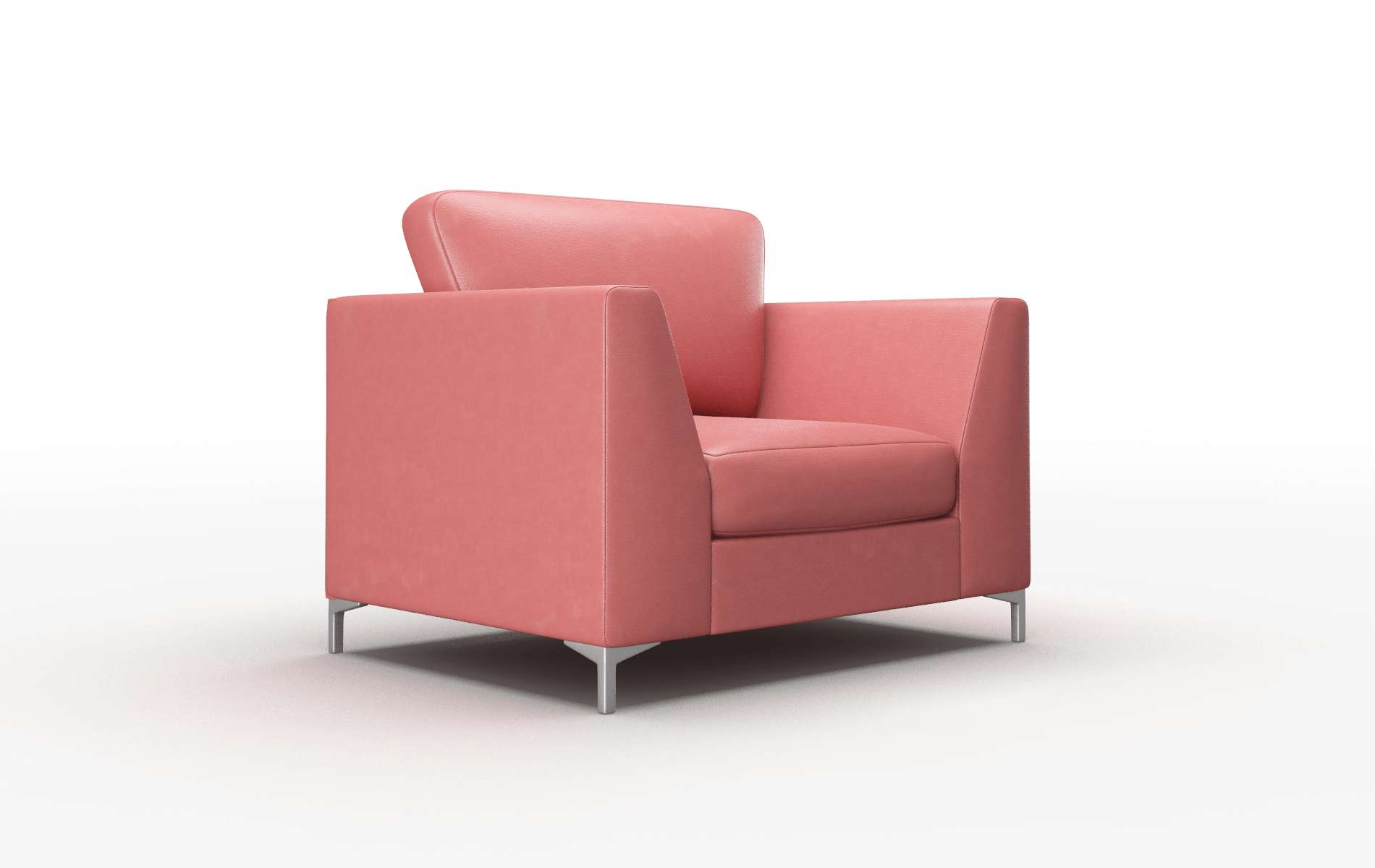 Royal Dillion Cordovan Chair metal legs 2