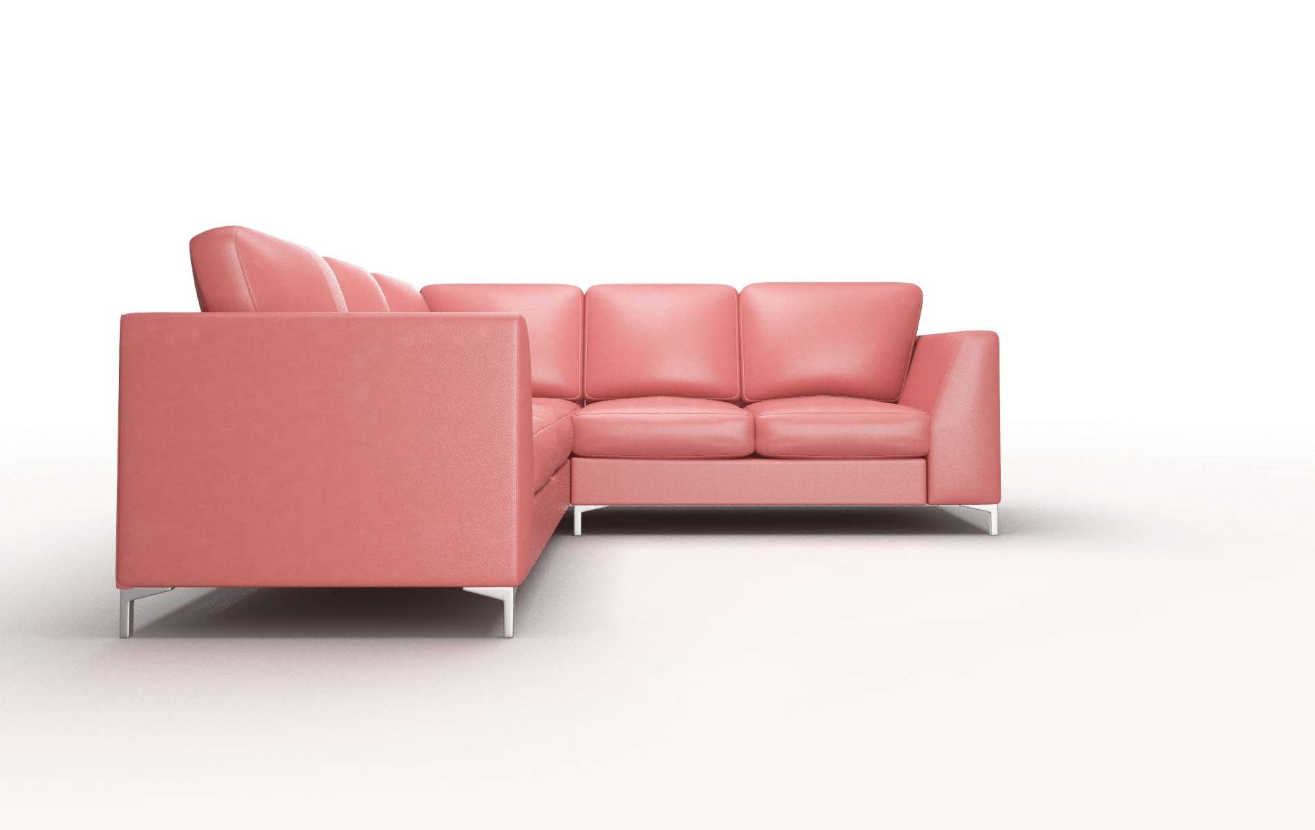Royal Dillion Cordovan Sectional metal legs 2