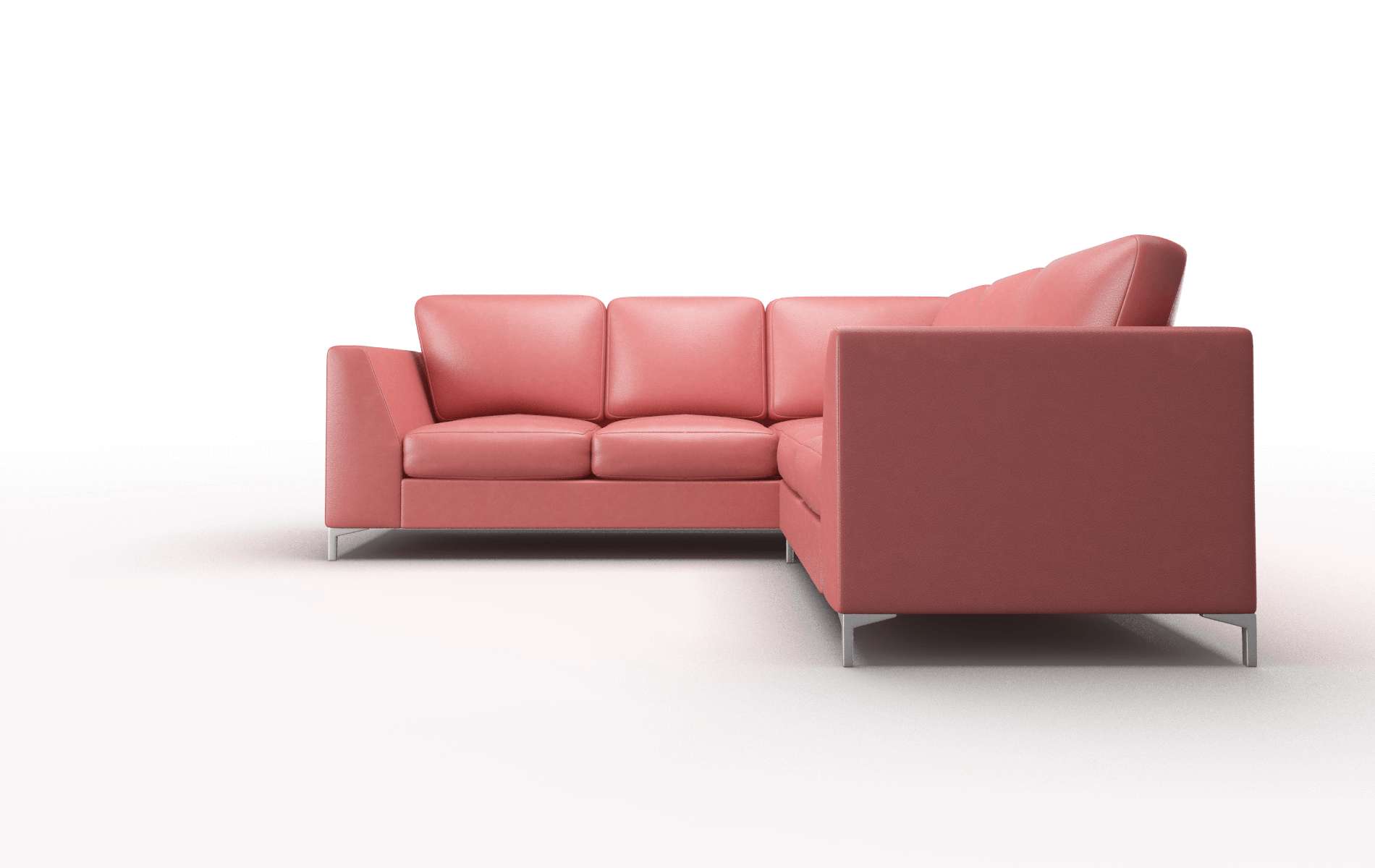 Royal Dillion Cordovan Sectional metal legs 5