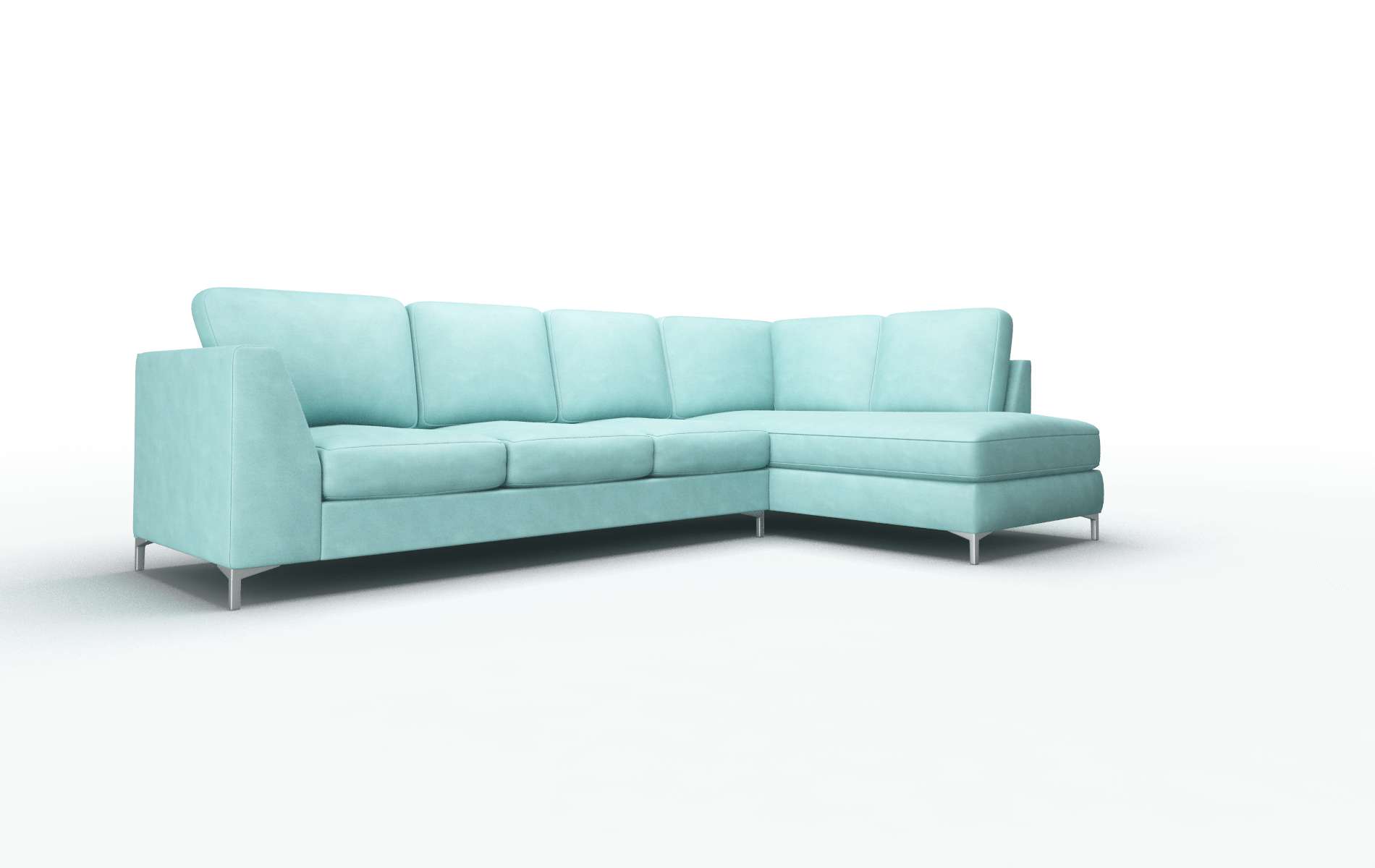 Royal Dream_d French_blue Panel metal legs 2