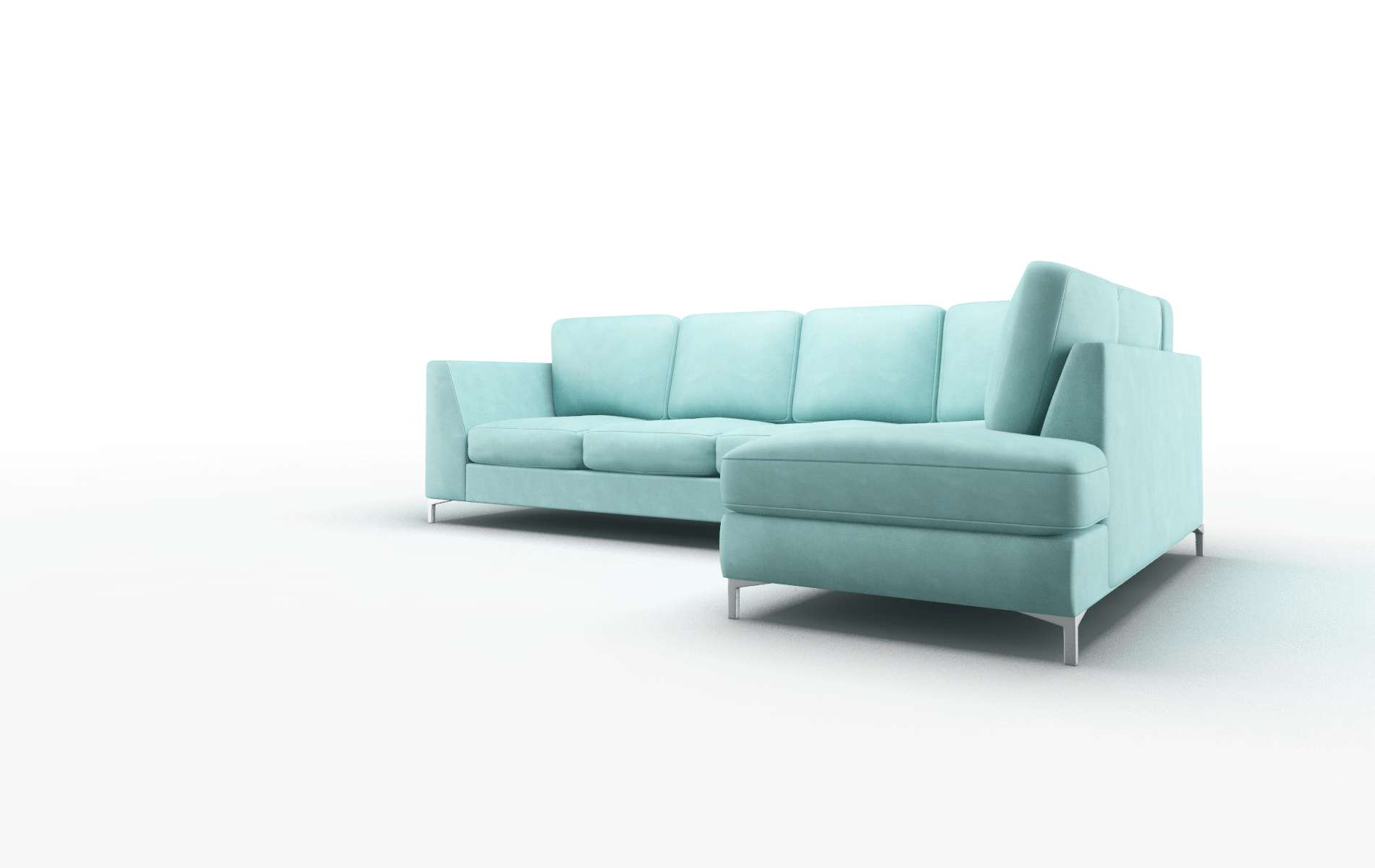 Royal Dream_d French_blue Panel metal legs 4