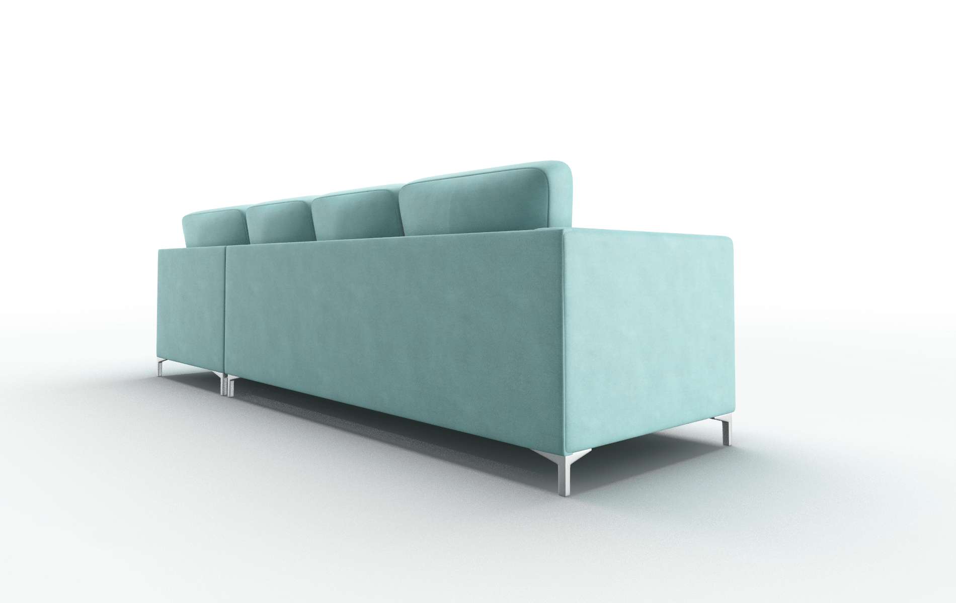 Royal Dream_d French_blue Panel metal legs 5