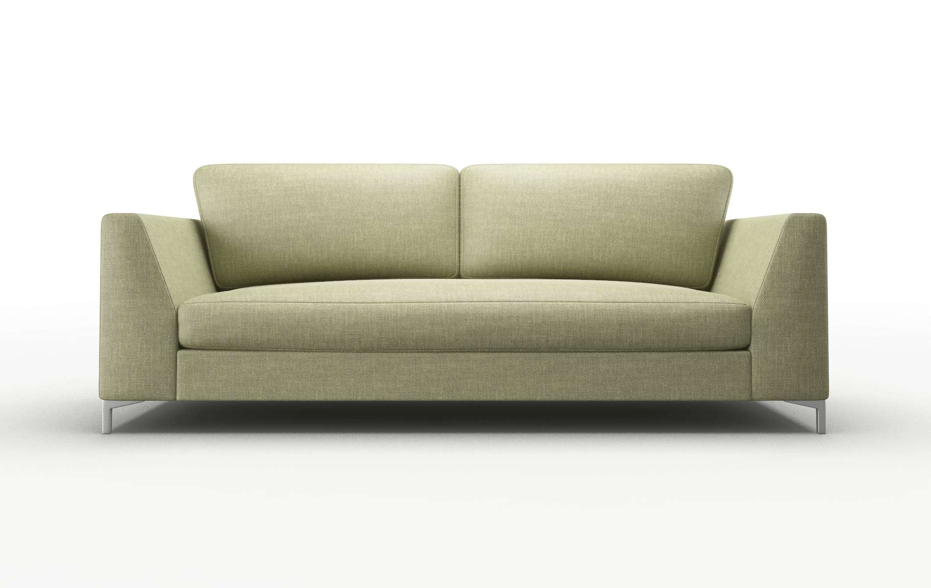 Royal Durham Lime Sofa metal legs 1