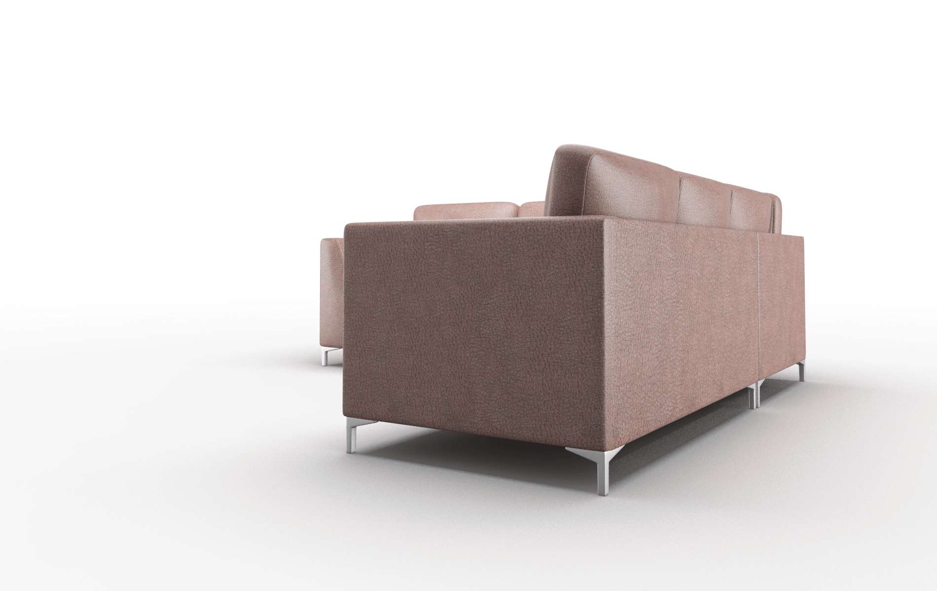 Royal Ford Brown Sectional metal legs 4