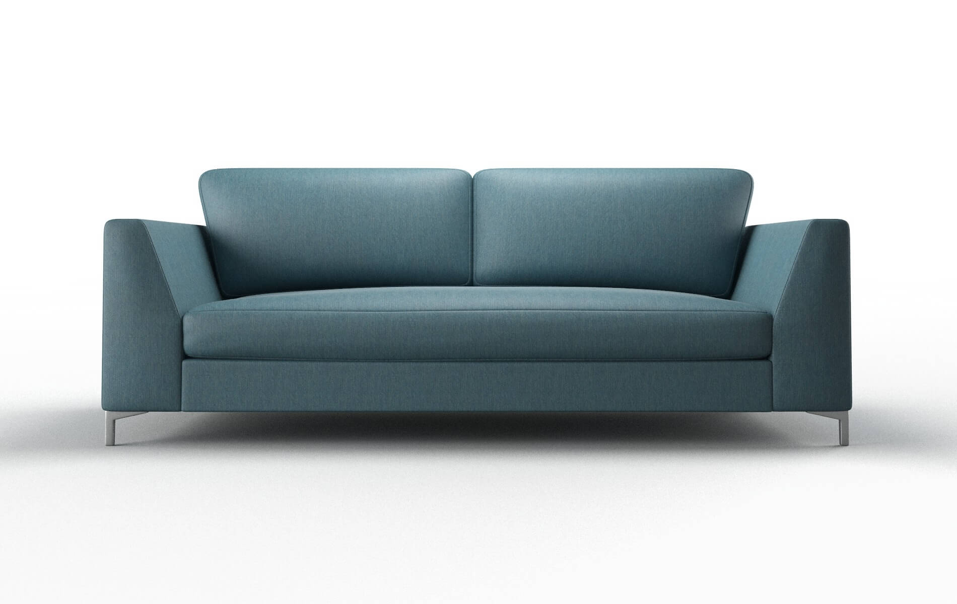 Royal Hepburn Teal Sofa metal legs 1