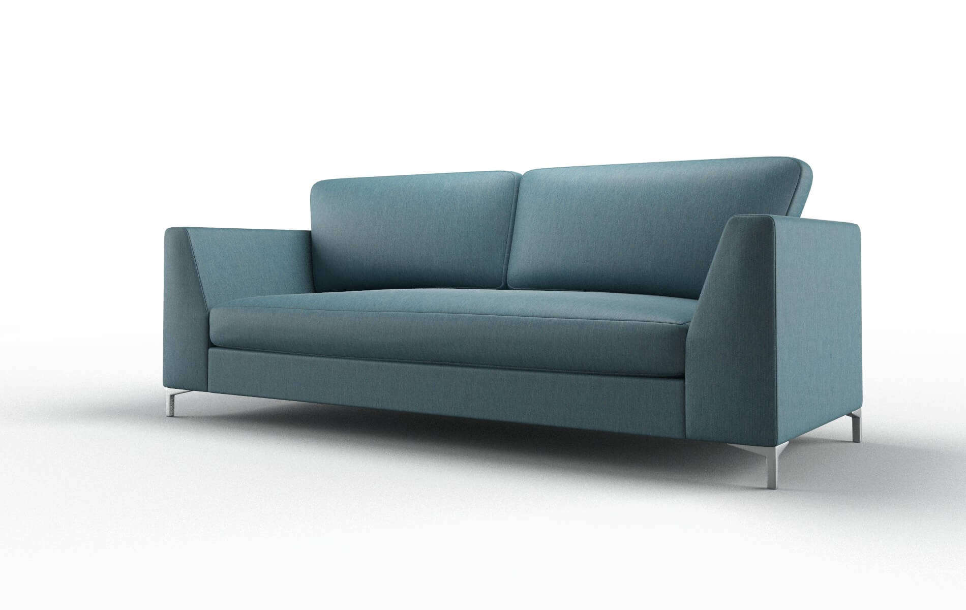 Royal Hepburn Teal Sofa metal legs 4
