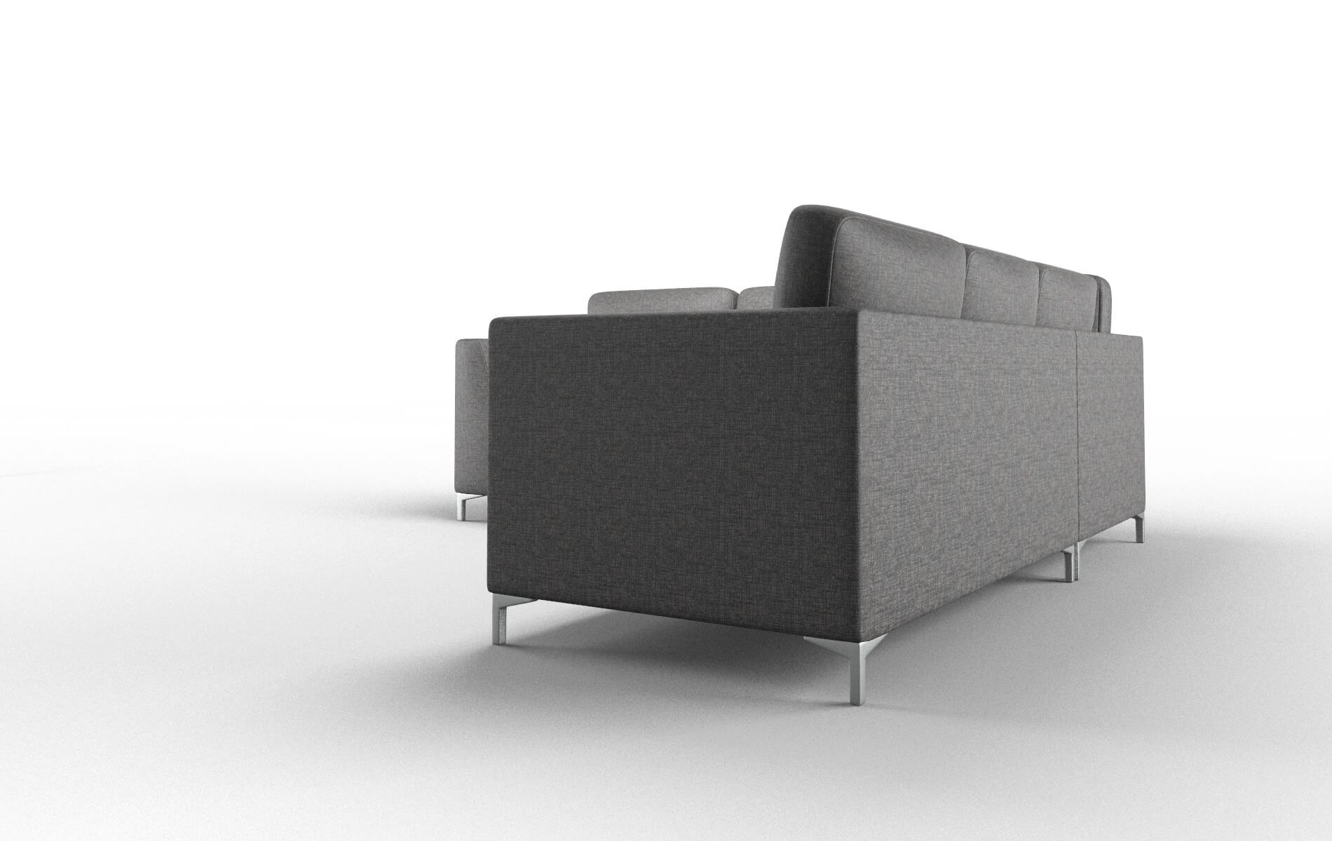 Royal Insight Charcoal Sectional metal legs 4