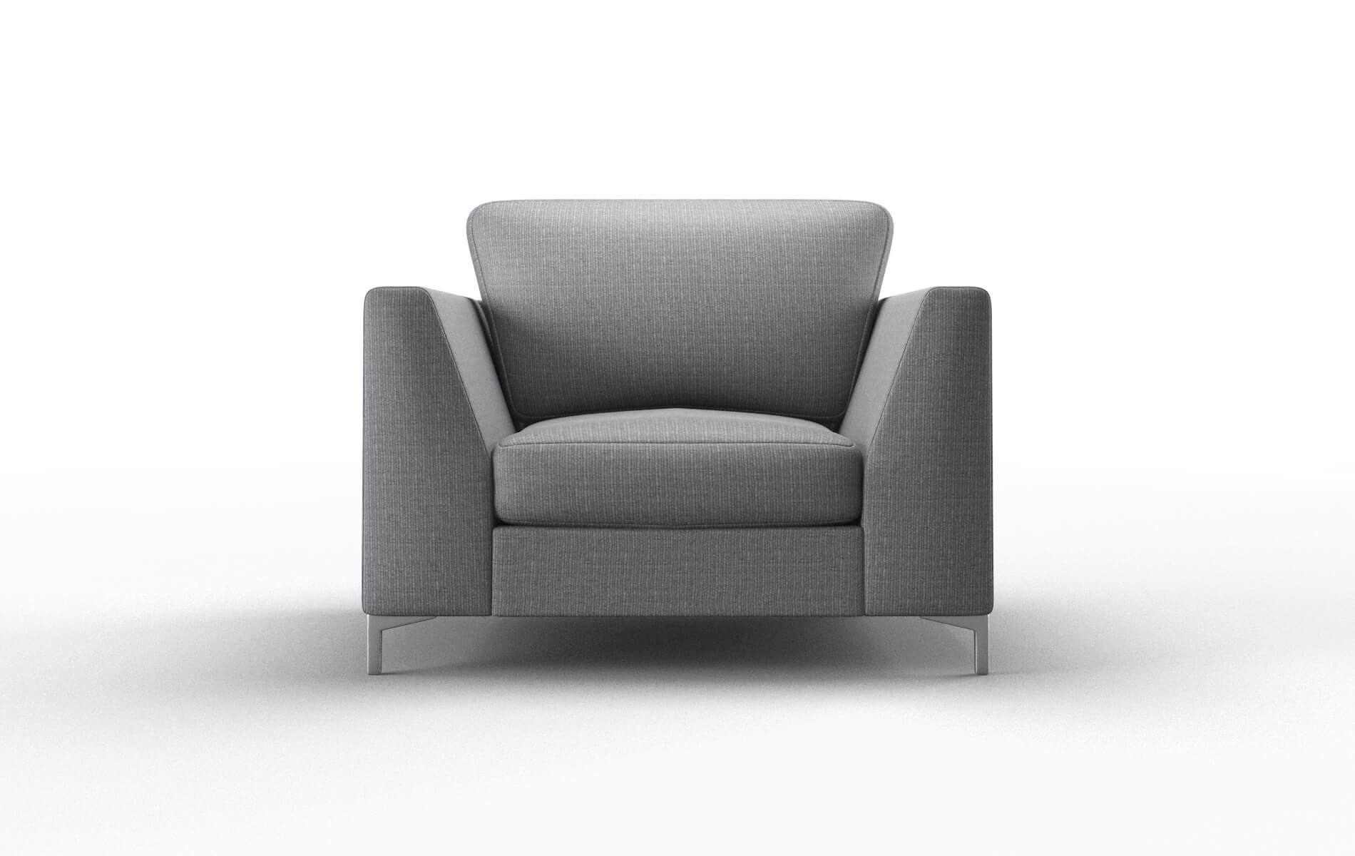 Royal Insight denim Chair Metal Legs  1