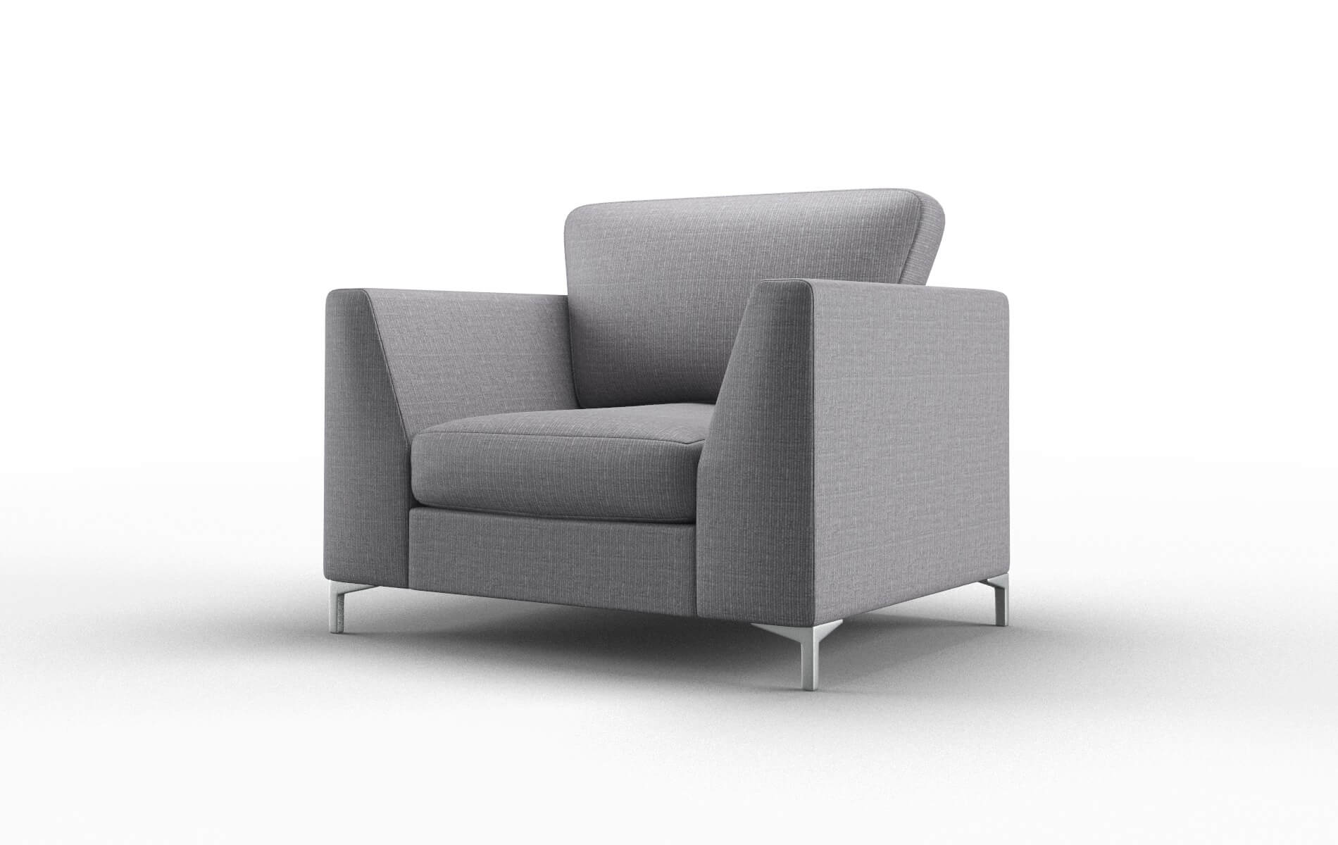 Royal Insight Denim Chair metal legs 4