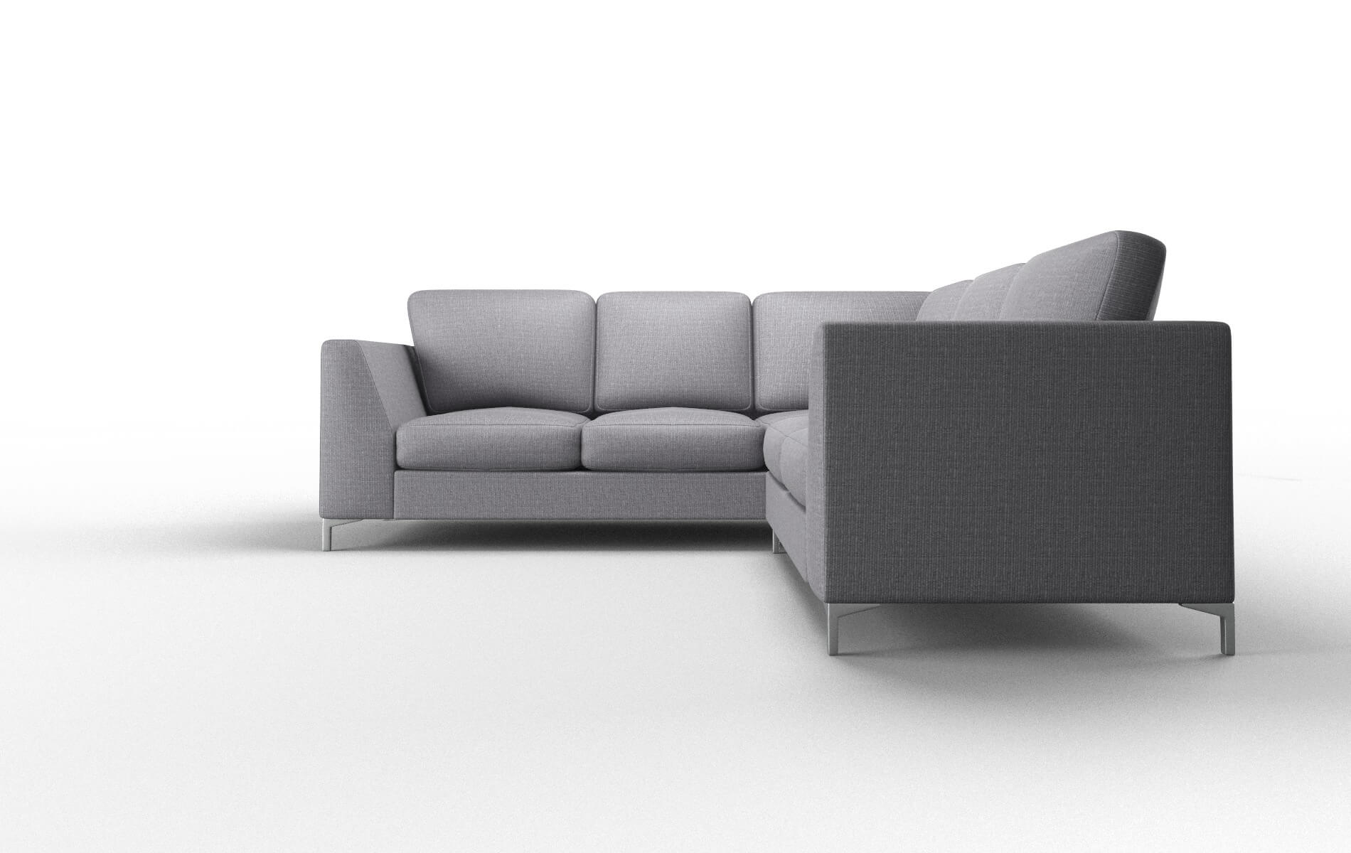 Royal Insight Denim Sectional metal legs 5