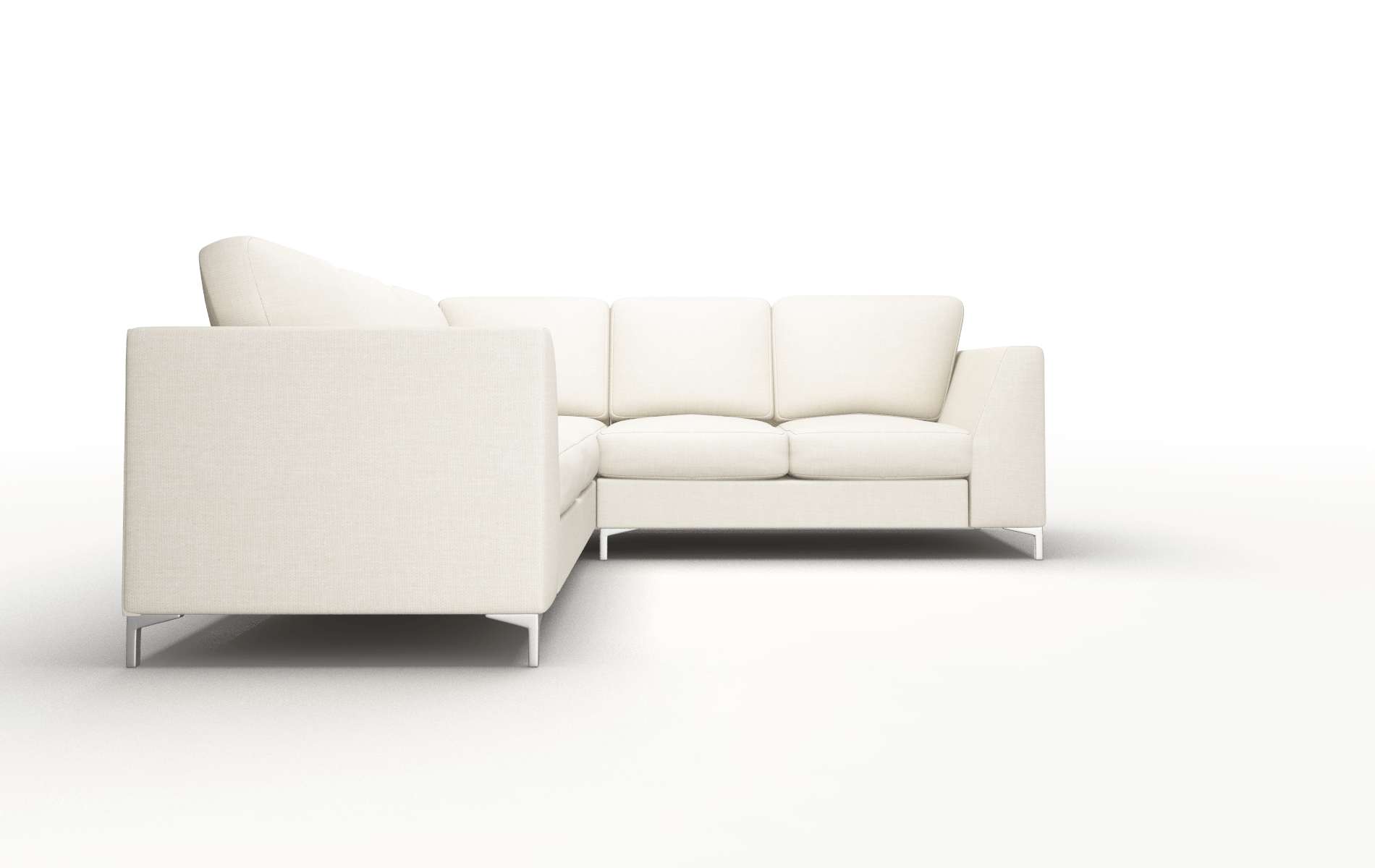 Royal Keylargo Almond Sectional metal legs 2