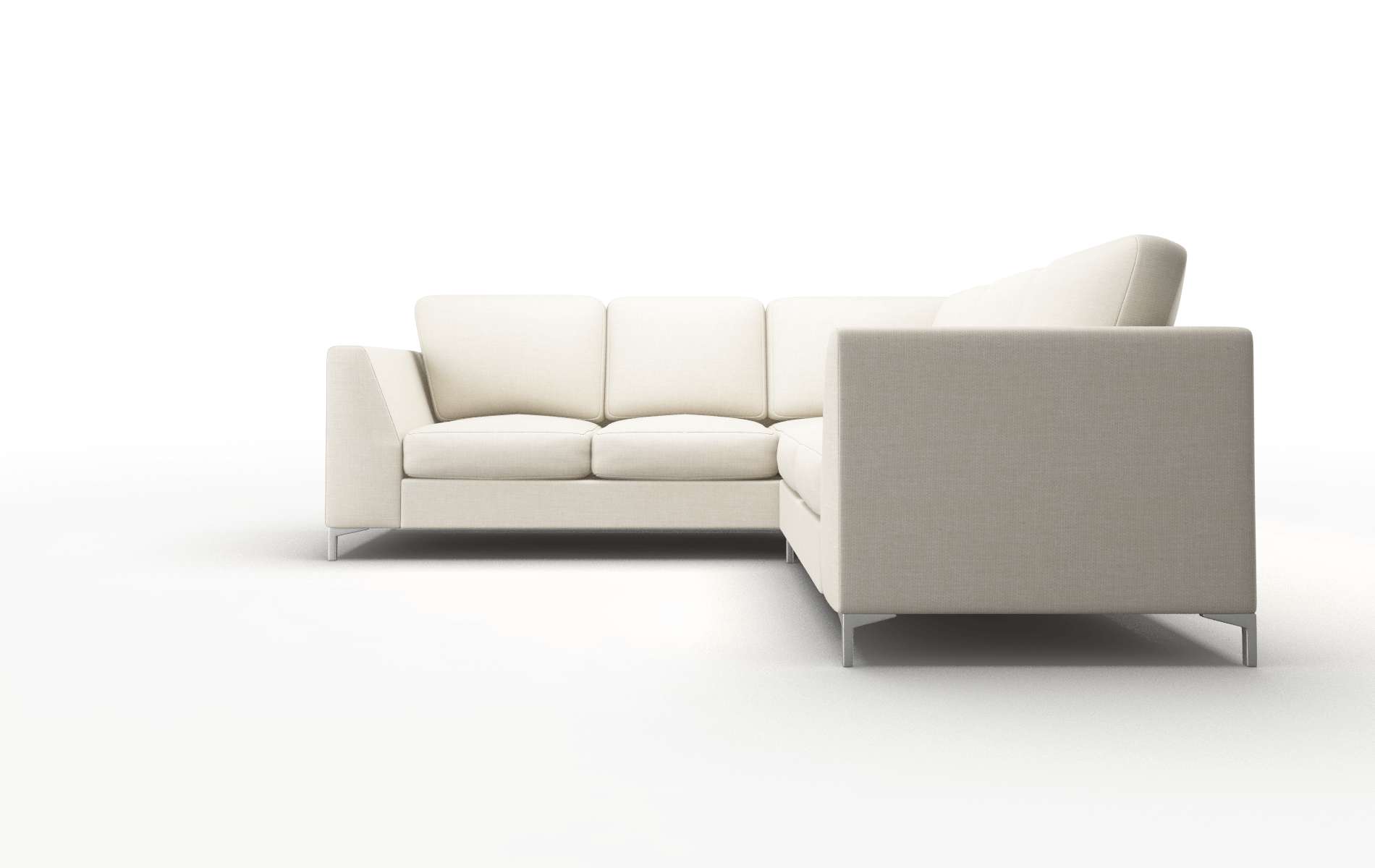 Royal Keylargo Almond Sectional metal legs 5