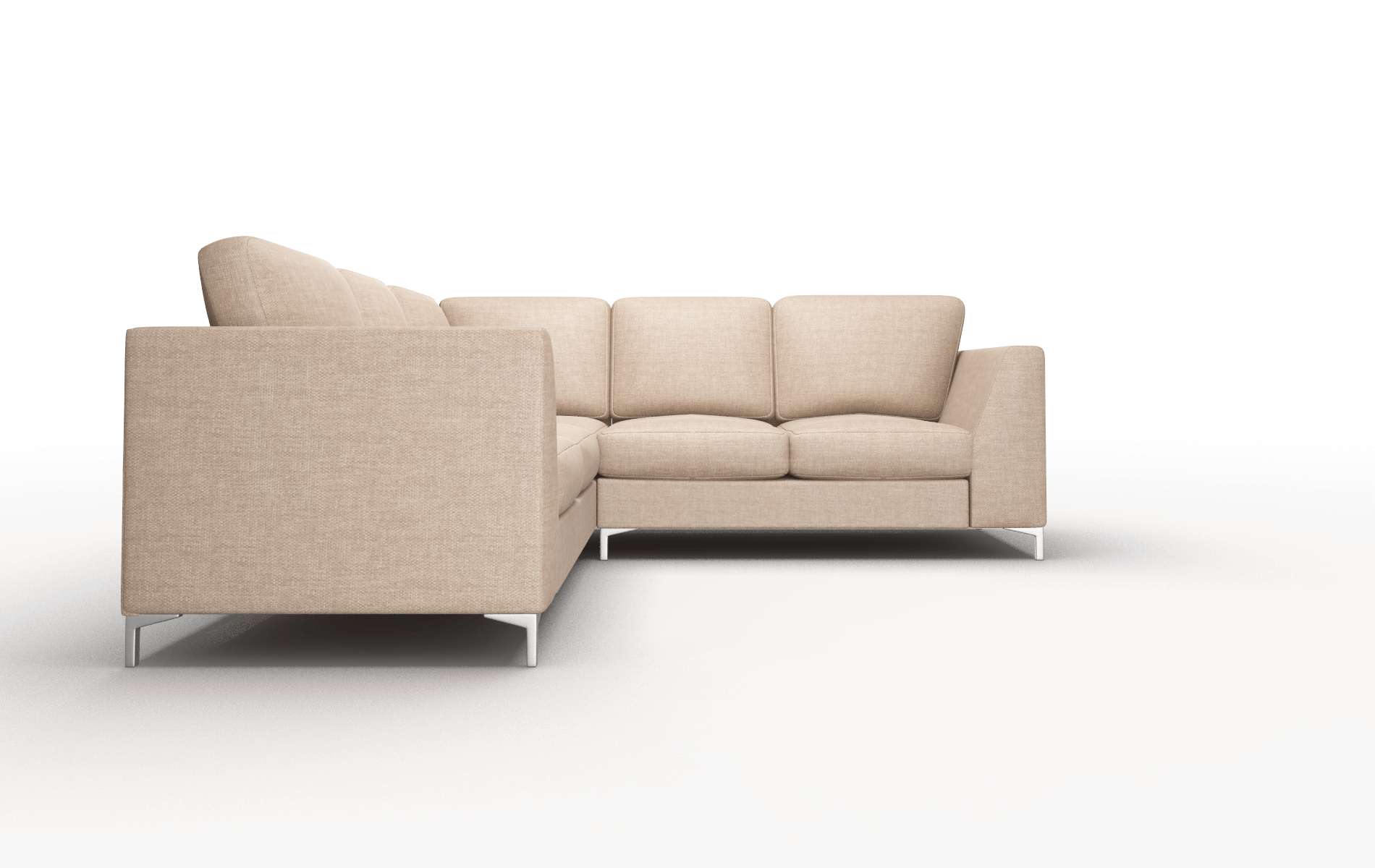 Royal Keylargo Mink Sectional metal legs 2