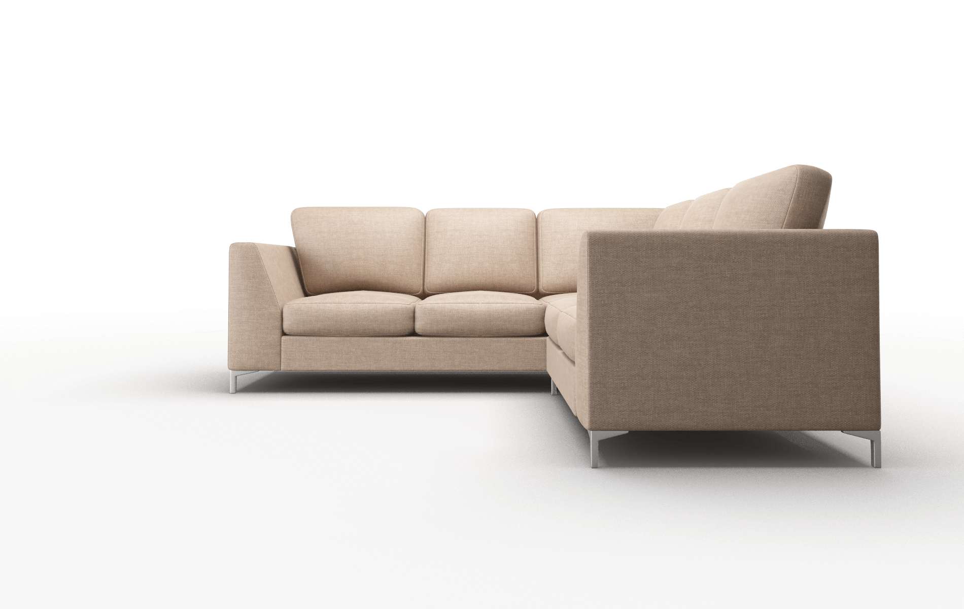 Royal Keylargo Mink Sectional metal legs 5