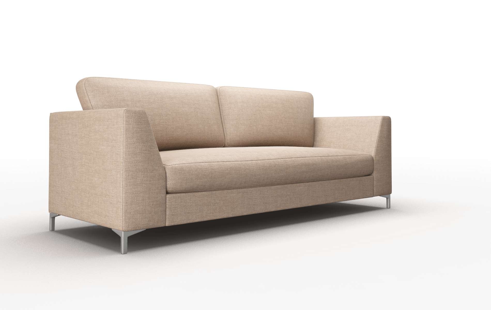 Royal Keylargo Mink Sofa metal legs 2