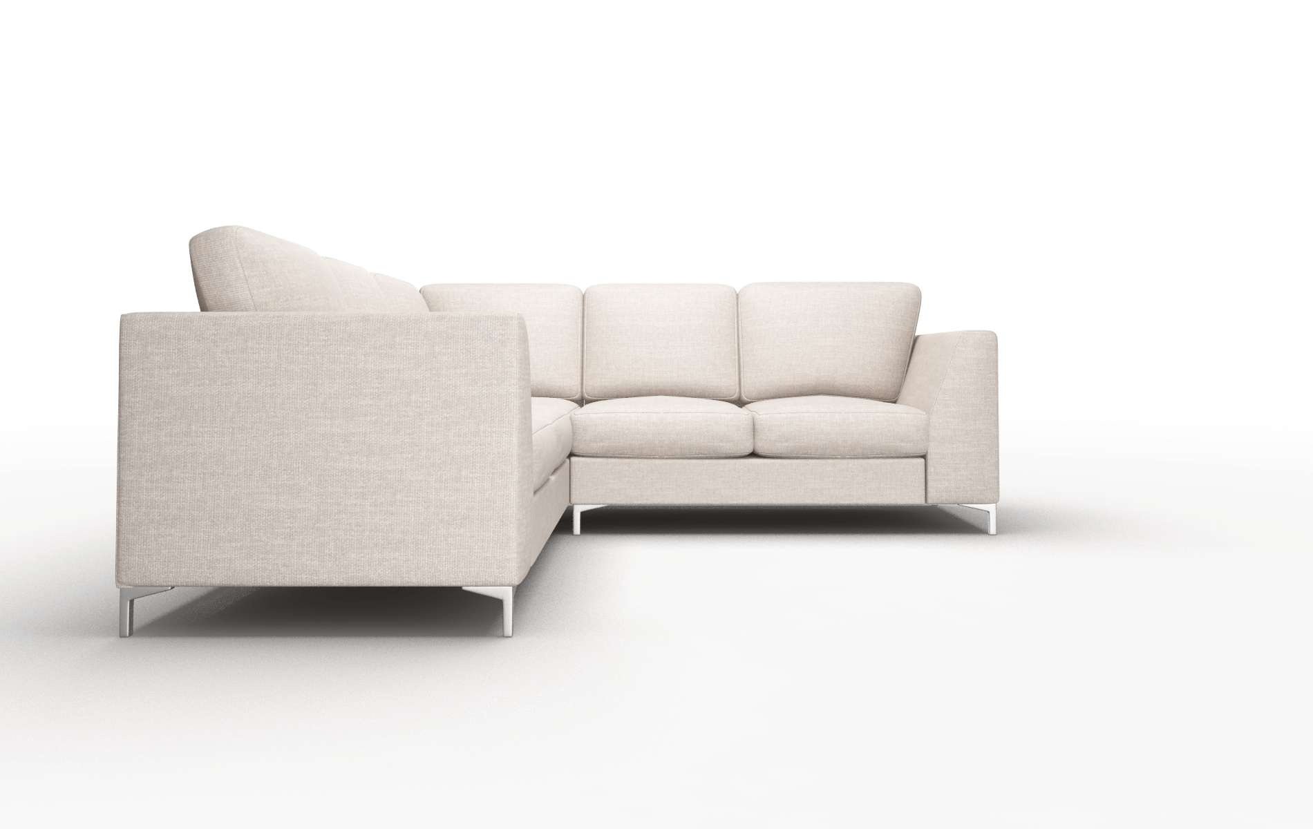 Royal Keylargo Pumice Sectional metal legs 2