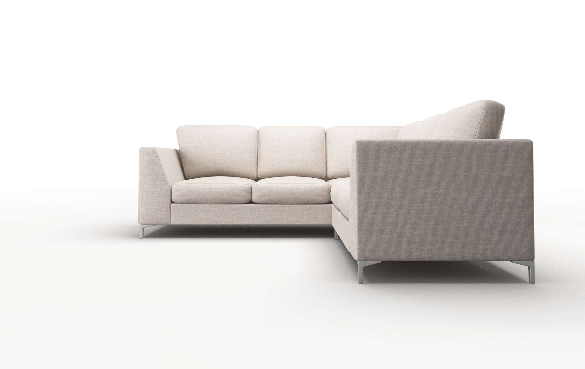 Royal Keylargo Pumice Sectional metal legs 5