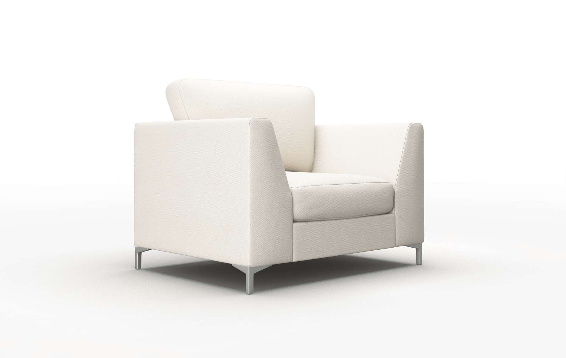 Royal Malibu Linen Chair metal legs 2