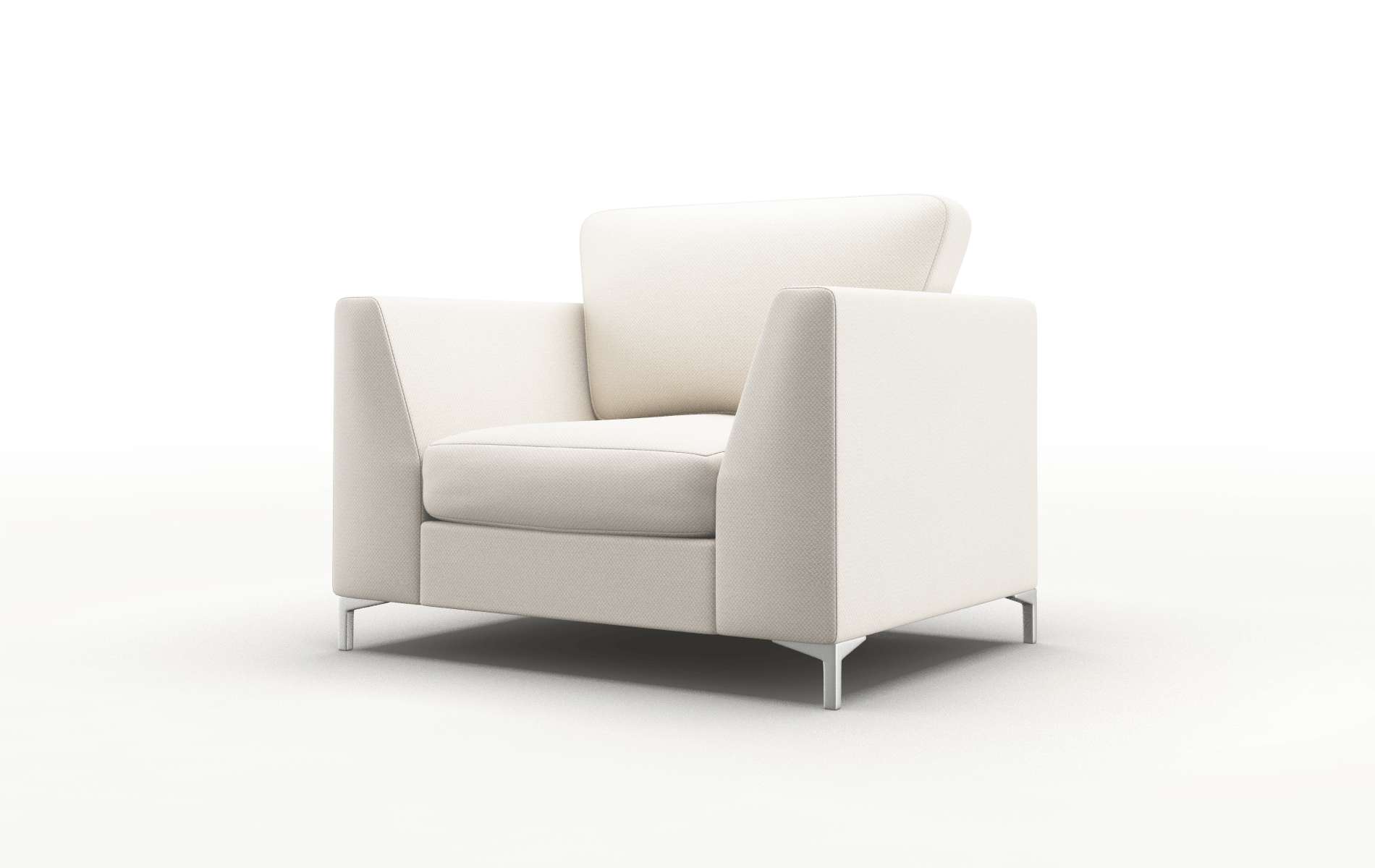 Royal Malibu Linen Chair metal legs 4