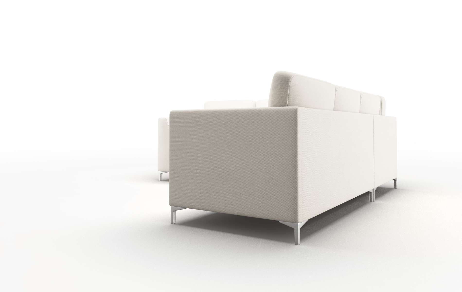 Royal Malibu Linen Sectional metal legs 4